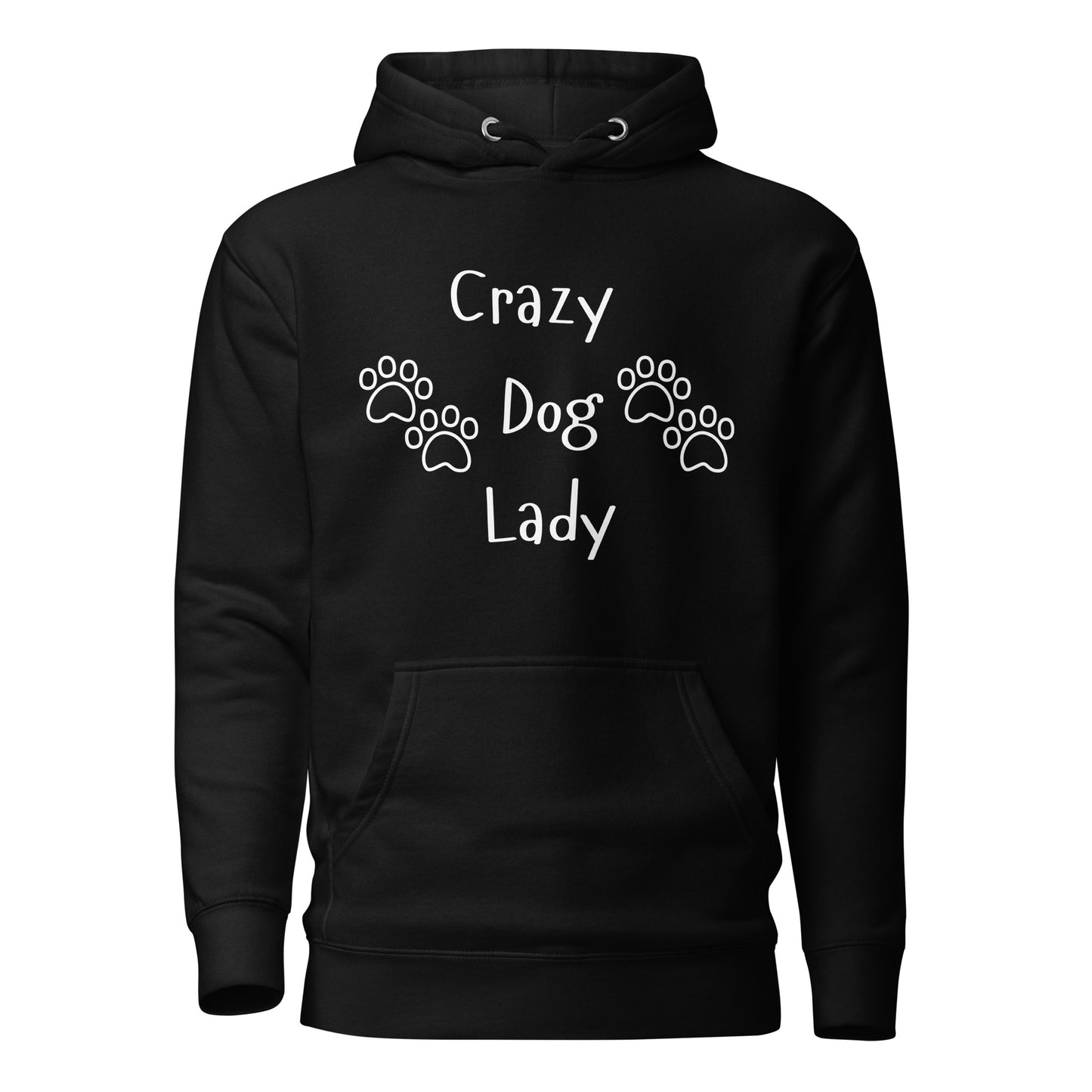 Crazy Dog Lady Hoodie (Black)