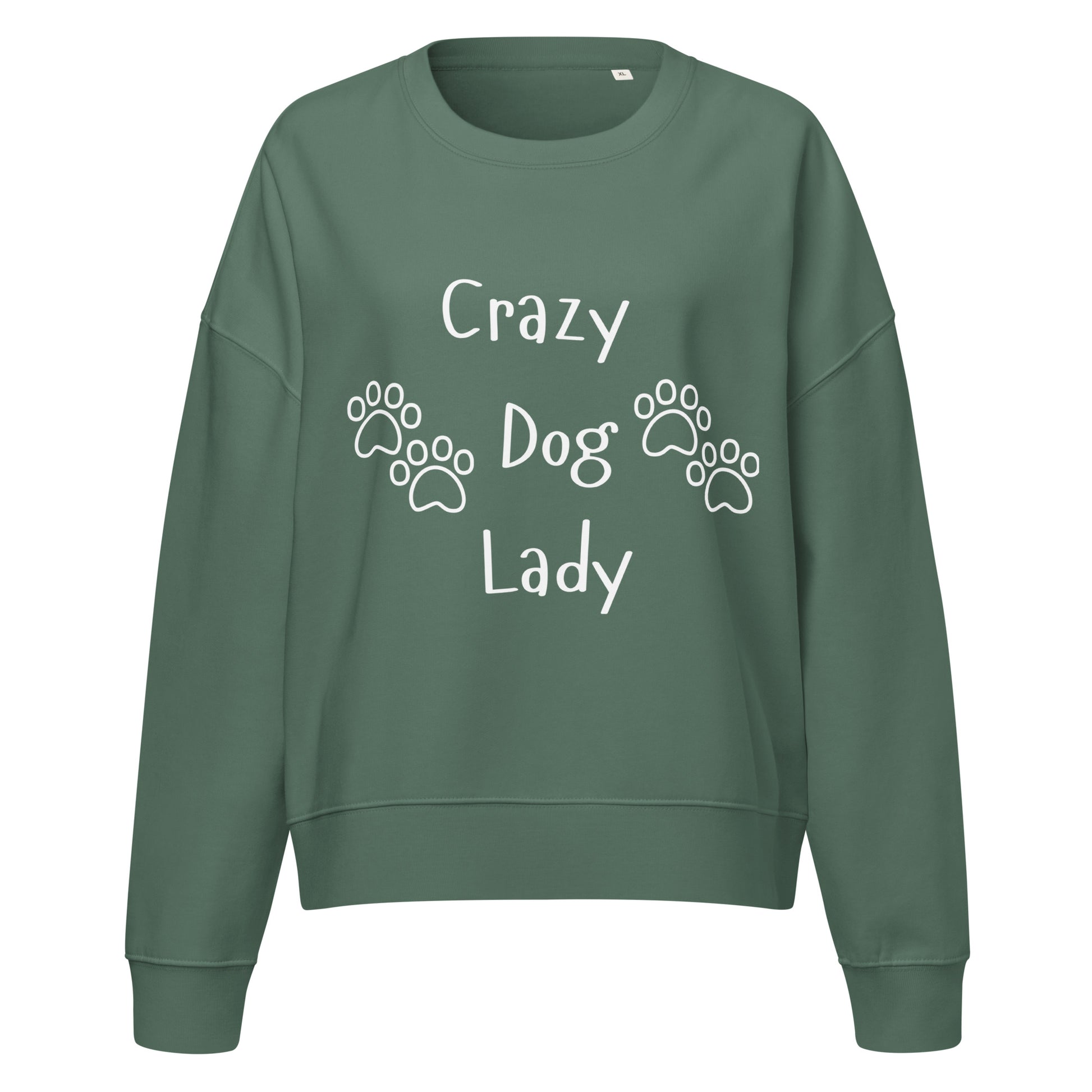 Crazy Dog Lady Sweatshirt (Green)