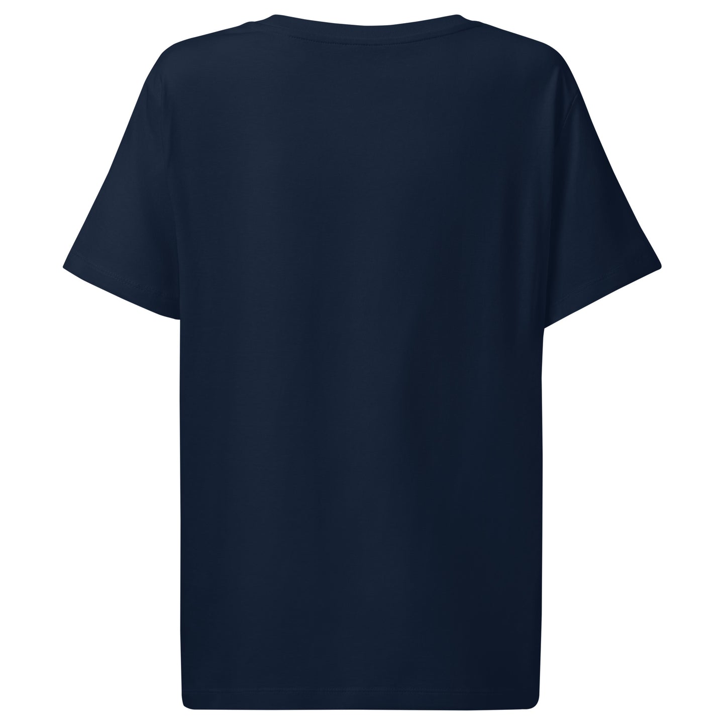 Back Of Navy Crazy Dog Lady Tee