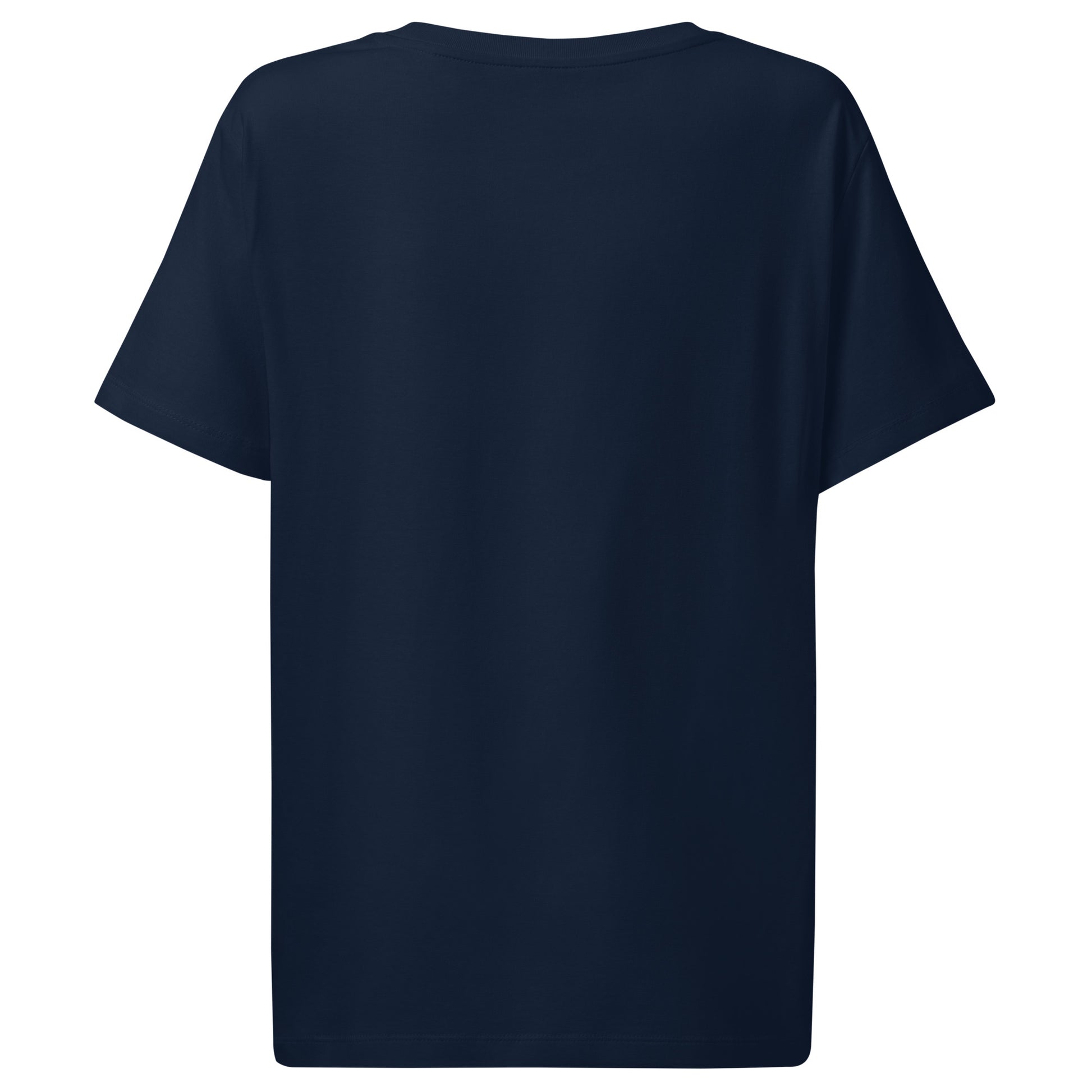 Back Of Navy Crazy Dog Lady Tee