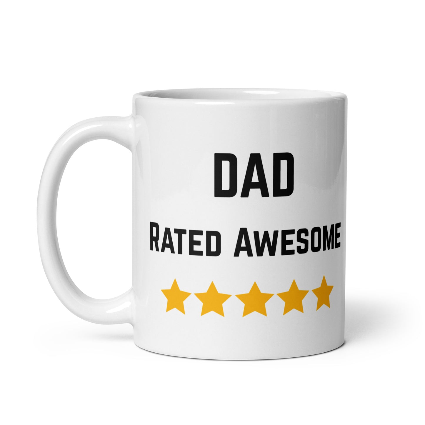 Side Of White Dad Is Rated Awesome Mug