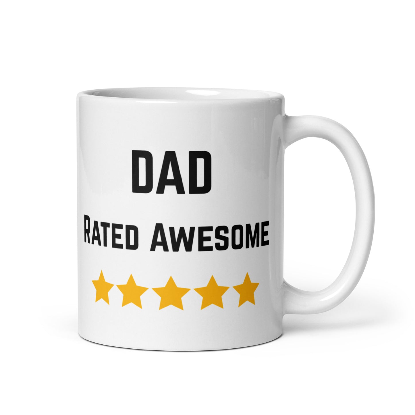 Dad Rated Awesome Mug