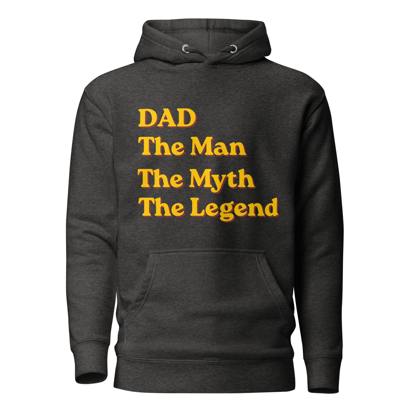 Dad The Man The Myth The Legend Charcoal Hoody