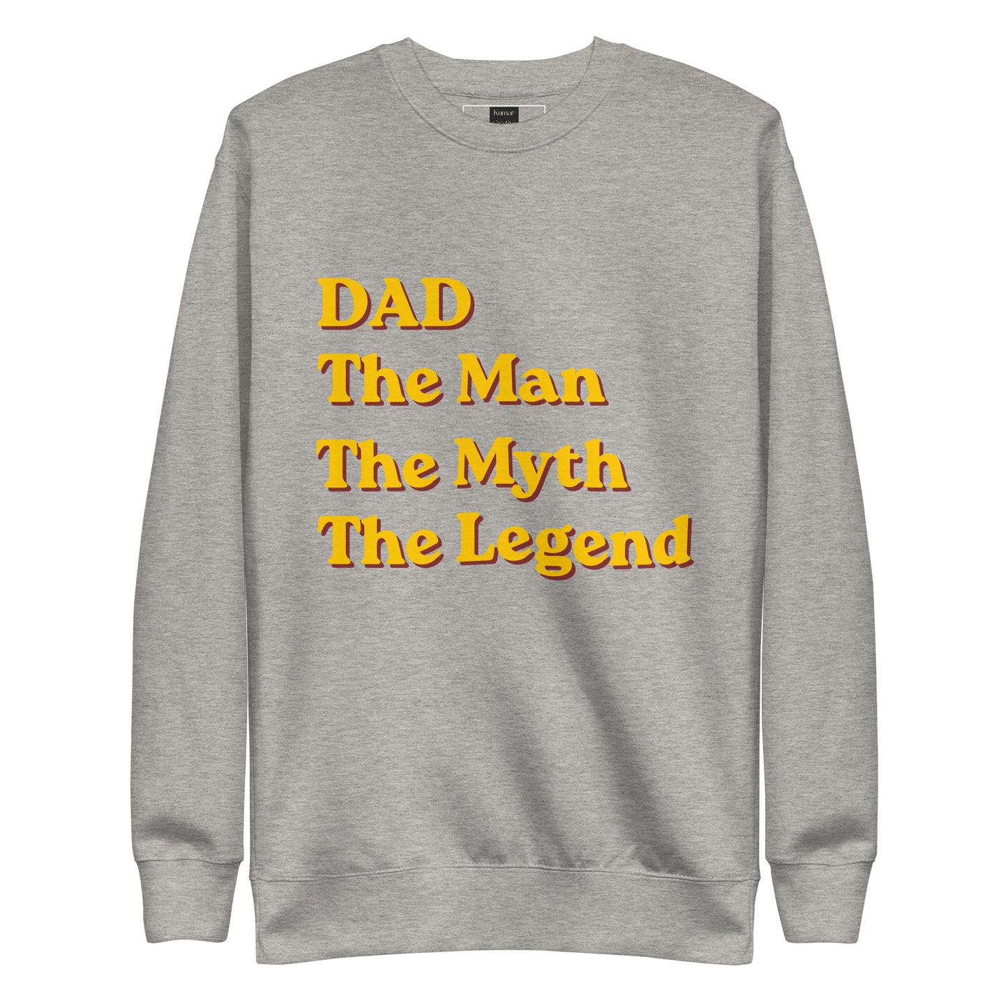 Dad The Man The Myth The Legend Grey Sweater