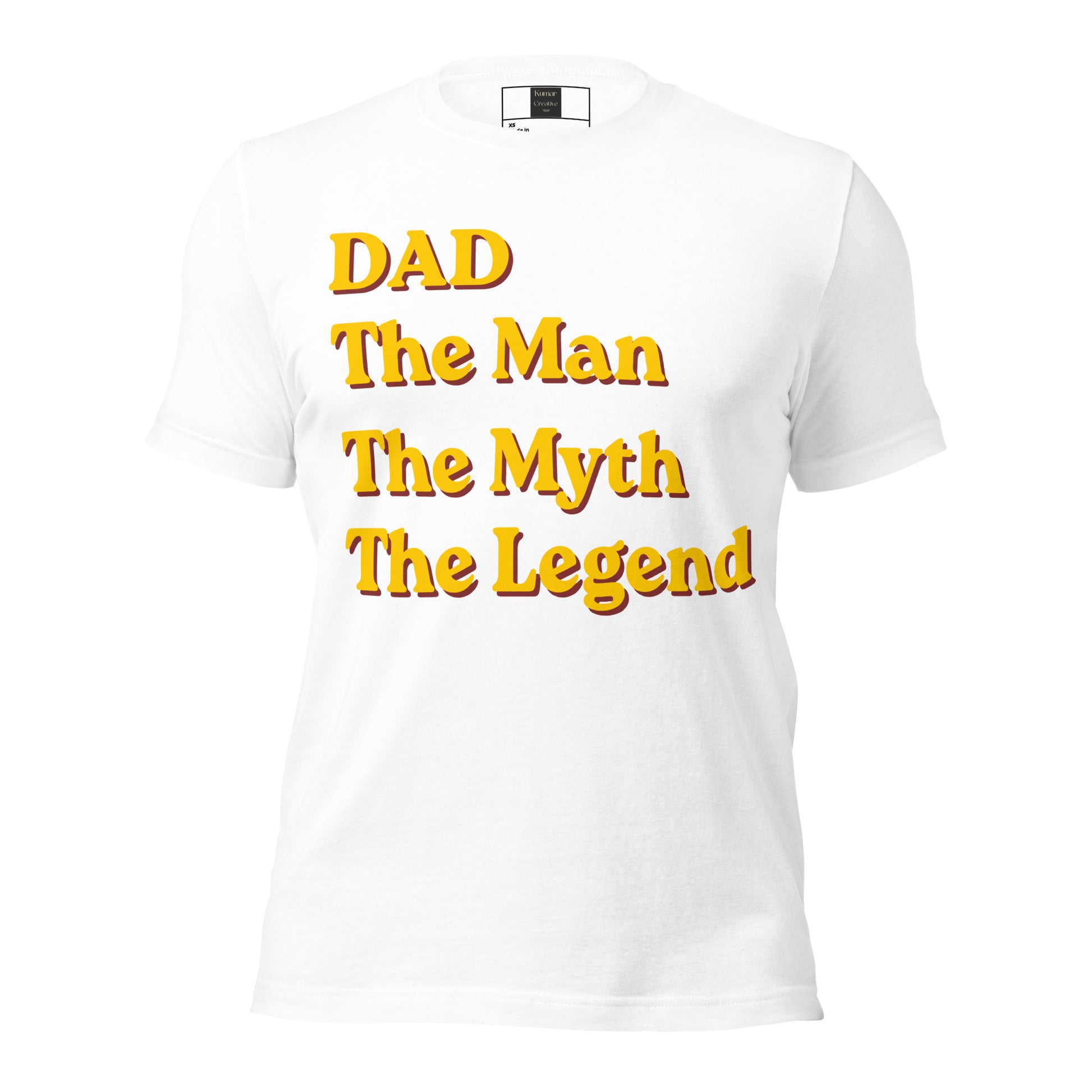 Dad, The Man, The Myth, The Legend T-Shirt (White)