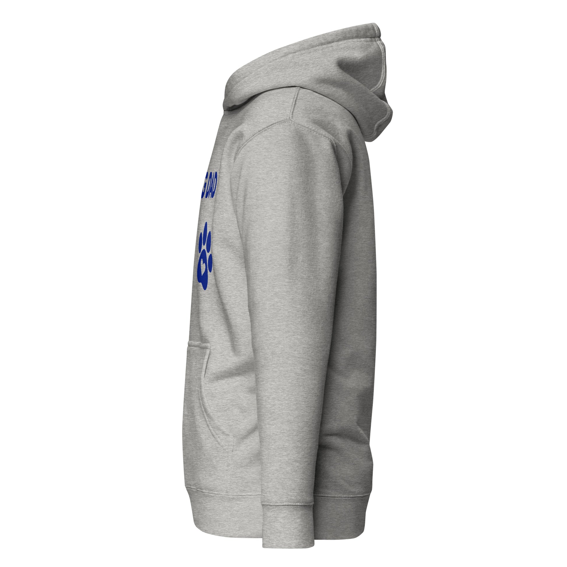 Side Of Grey Dad Dog Hoodie