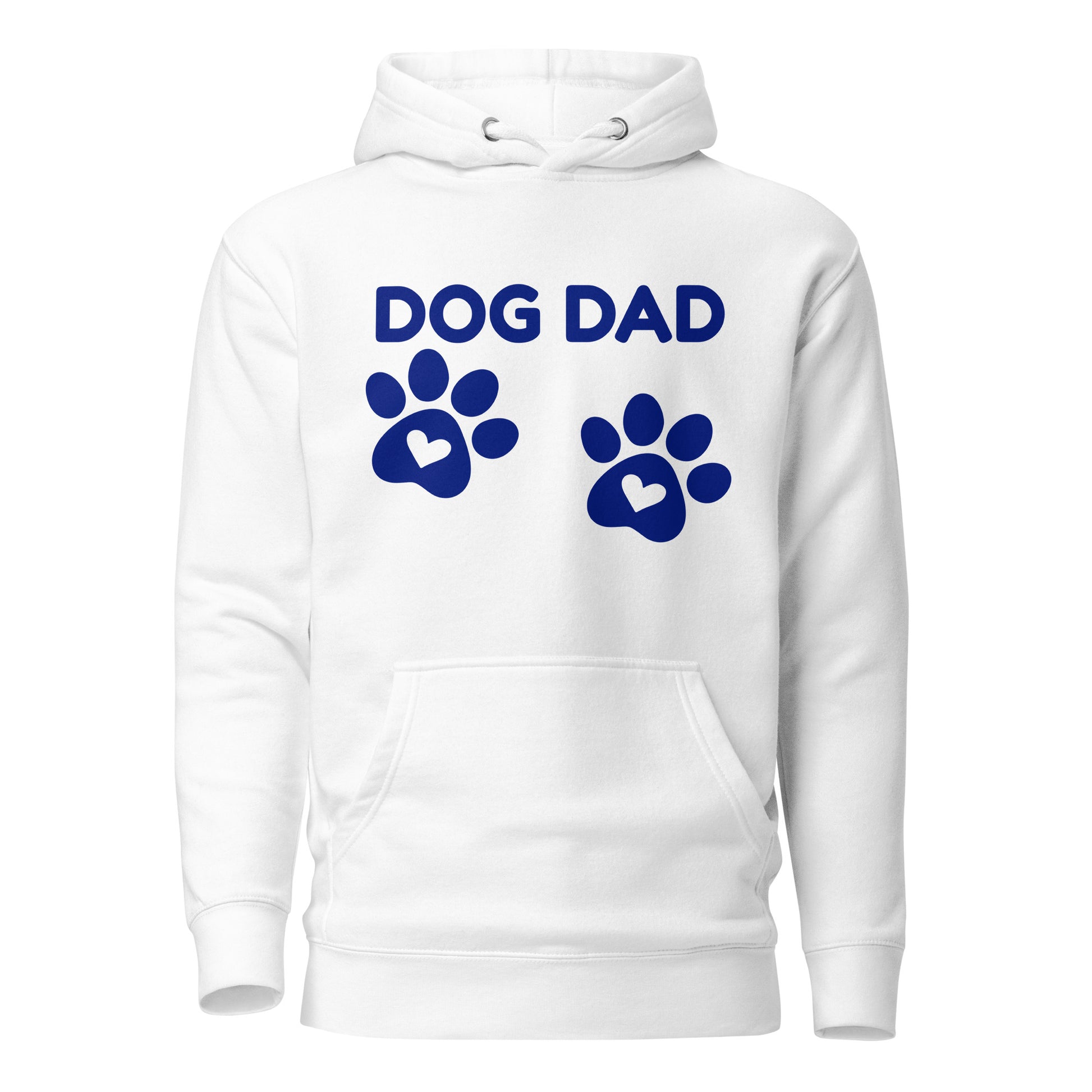 White Dog Dad Hoodie