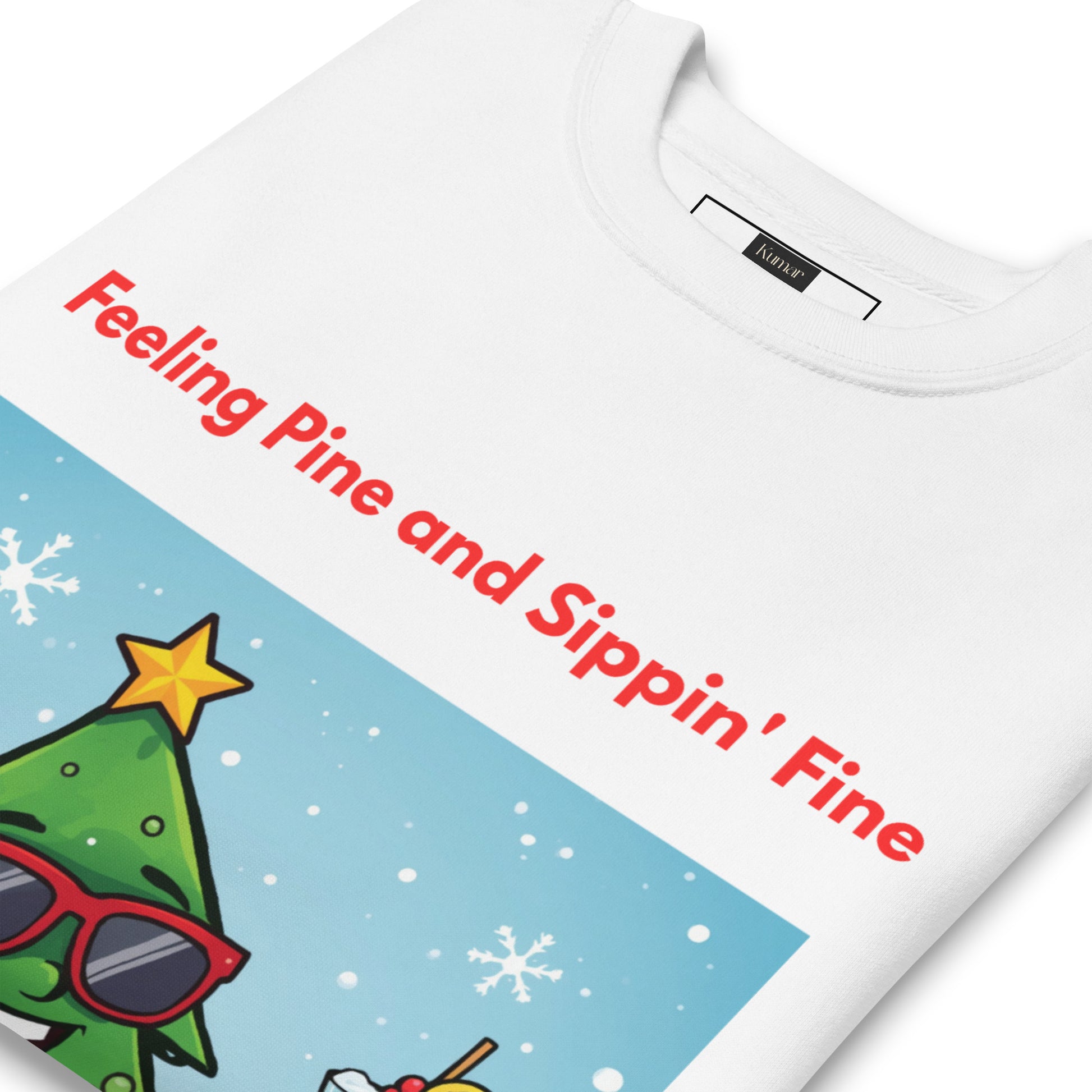 Feeling Pine and Sippin' Fine Folded Party Jumper