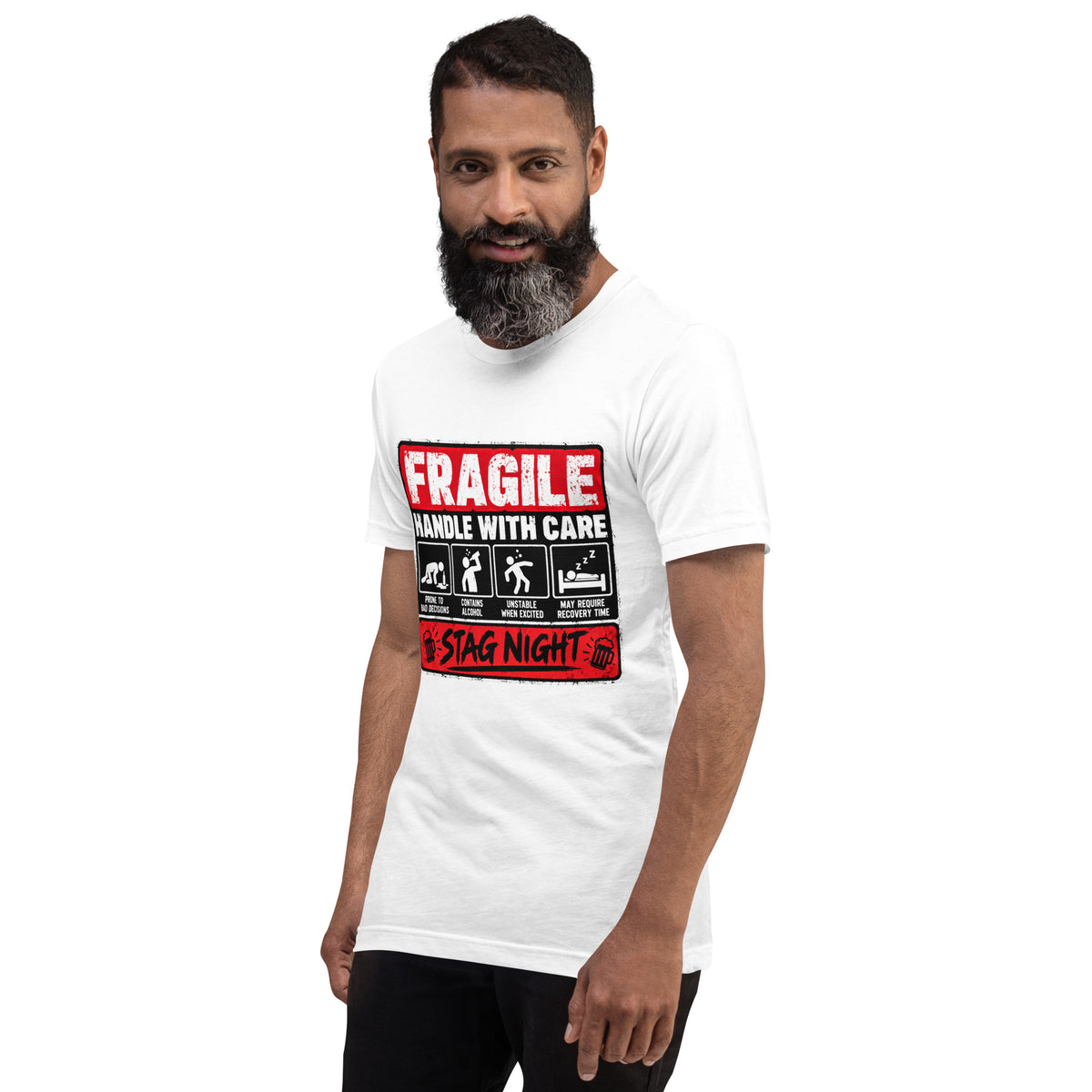 Fragile Handle With Care Stag Night Tee