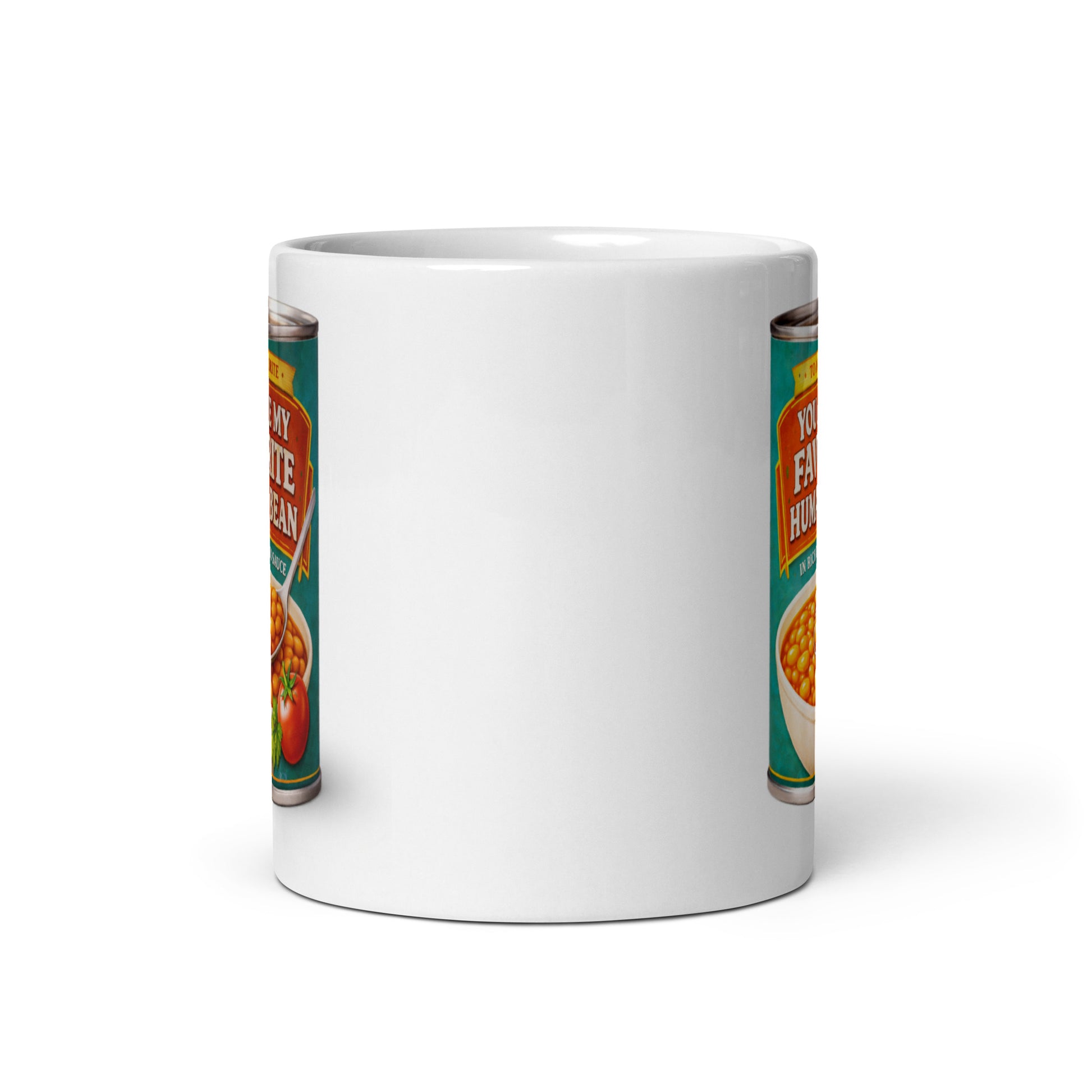 Edge of You Are My Favourite Human Bean Mug