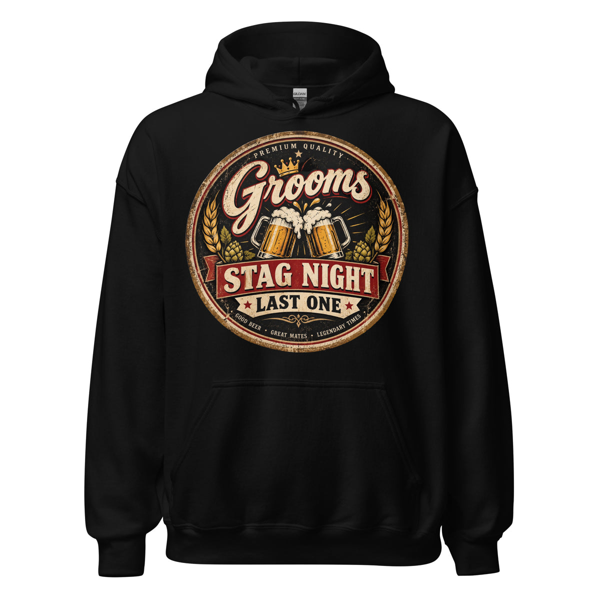Grooms Last One Stag Night Hoodie