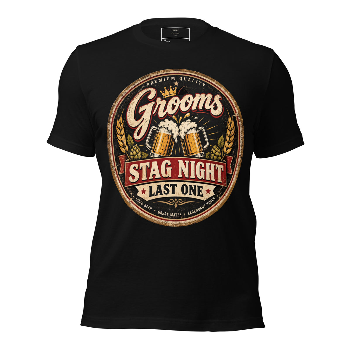 Grooms last One Stag Night T-Shirt