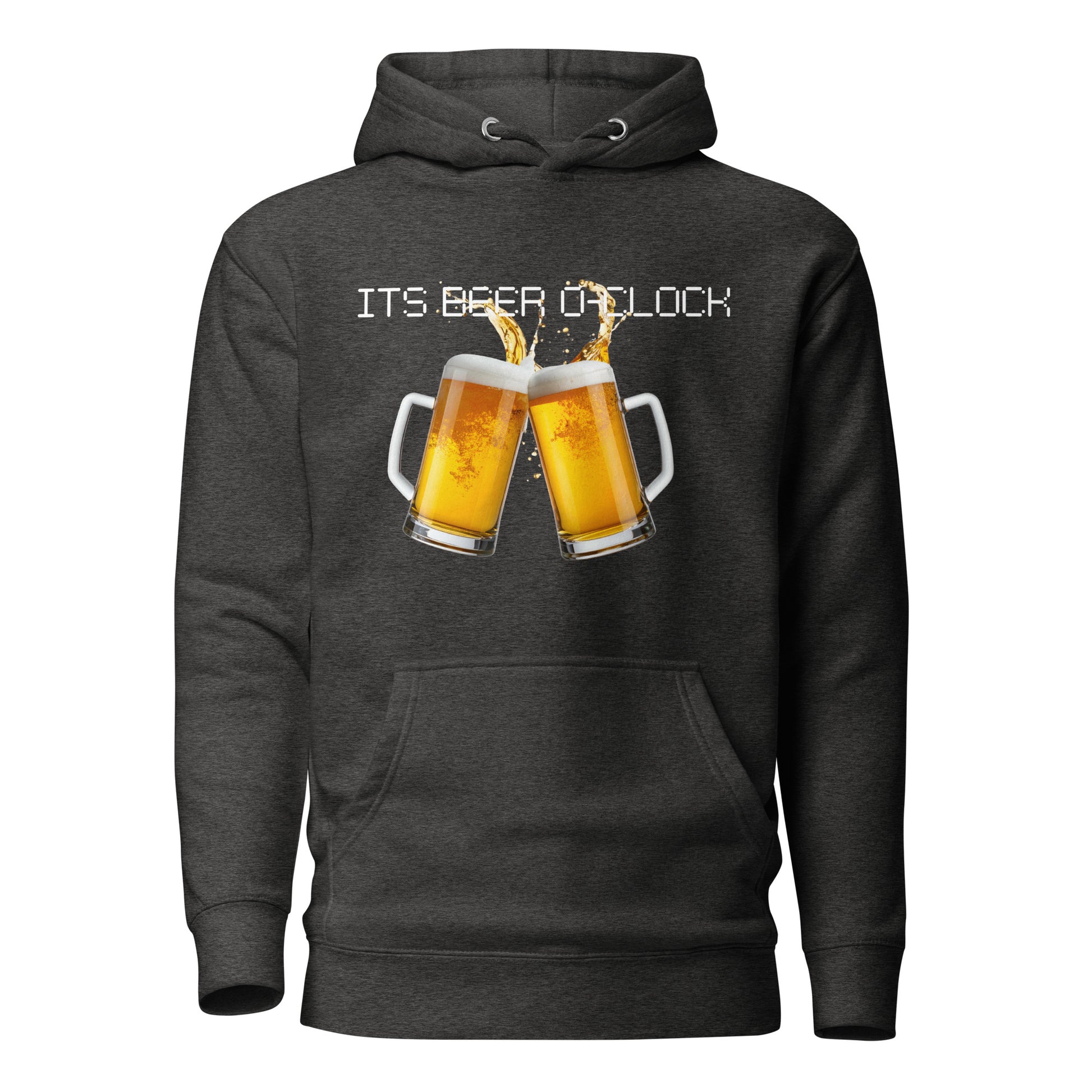 It's Beer O'Clock Charcoal Hoodie