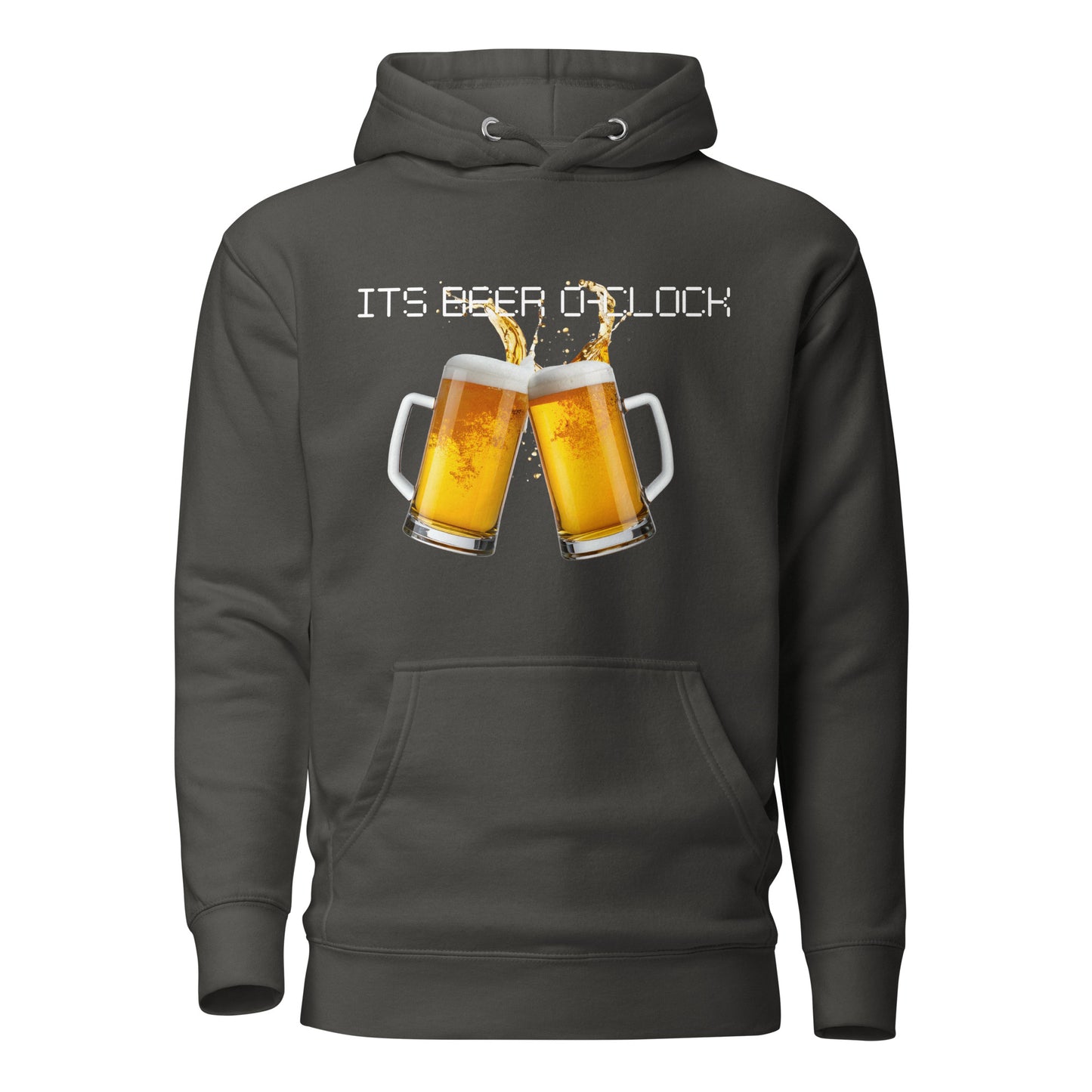 It's Beer O'Clock Grey Hoodie