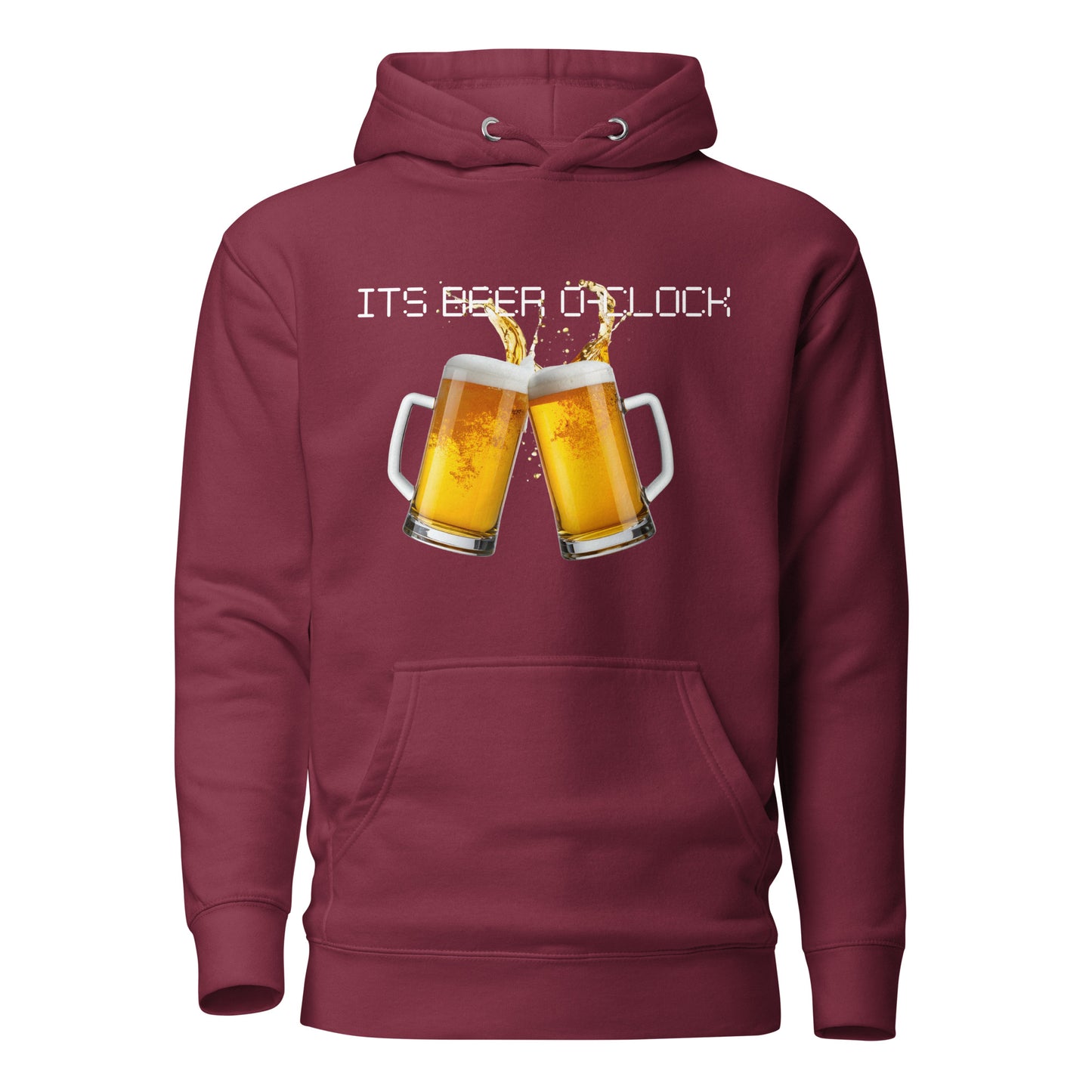 It's Beer O'Clock Red Hoodie