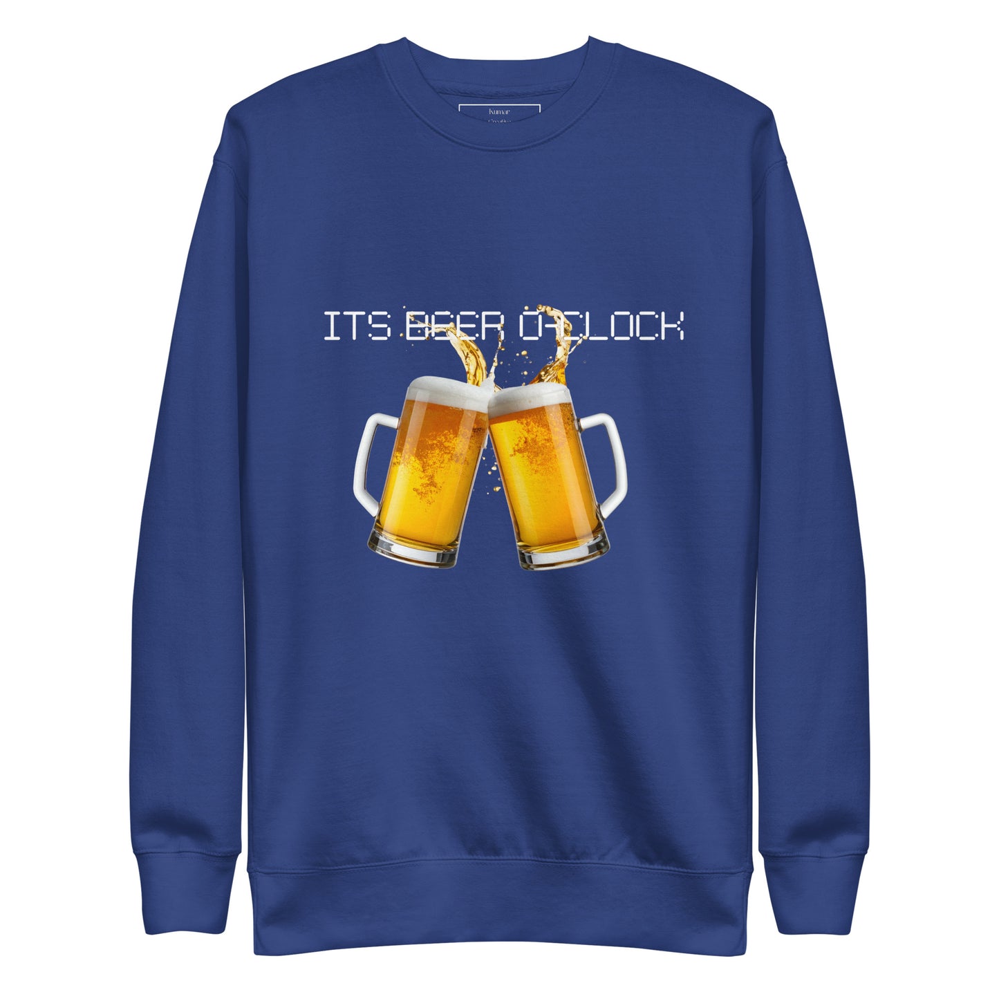 It's Beer O'Clock Blue Hoodie
