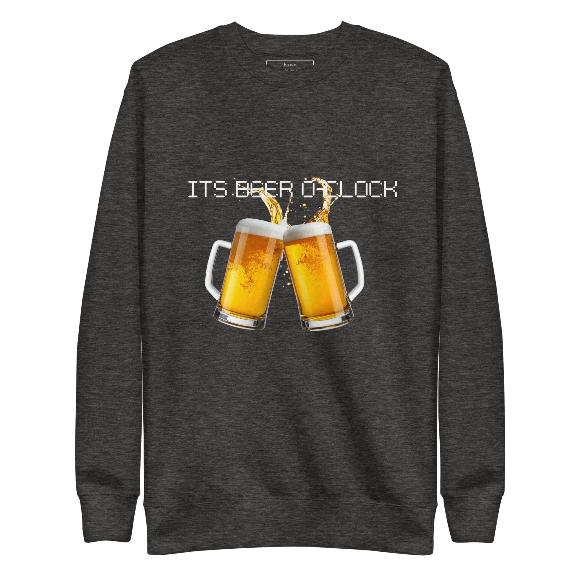 It's Beer O'Clock Charcoal Hoodie