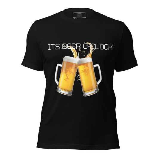 It's Beer O'Clock Black Tee
