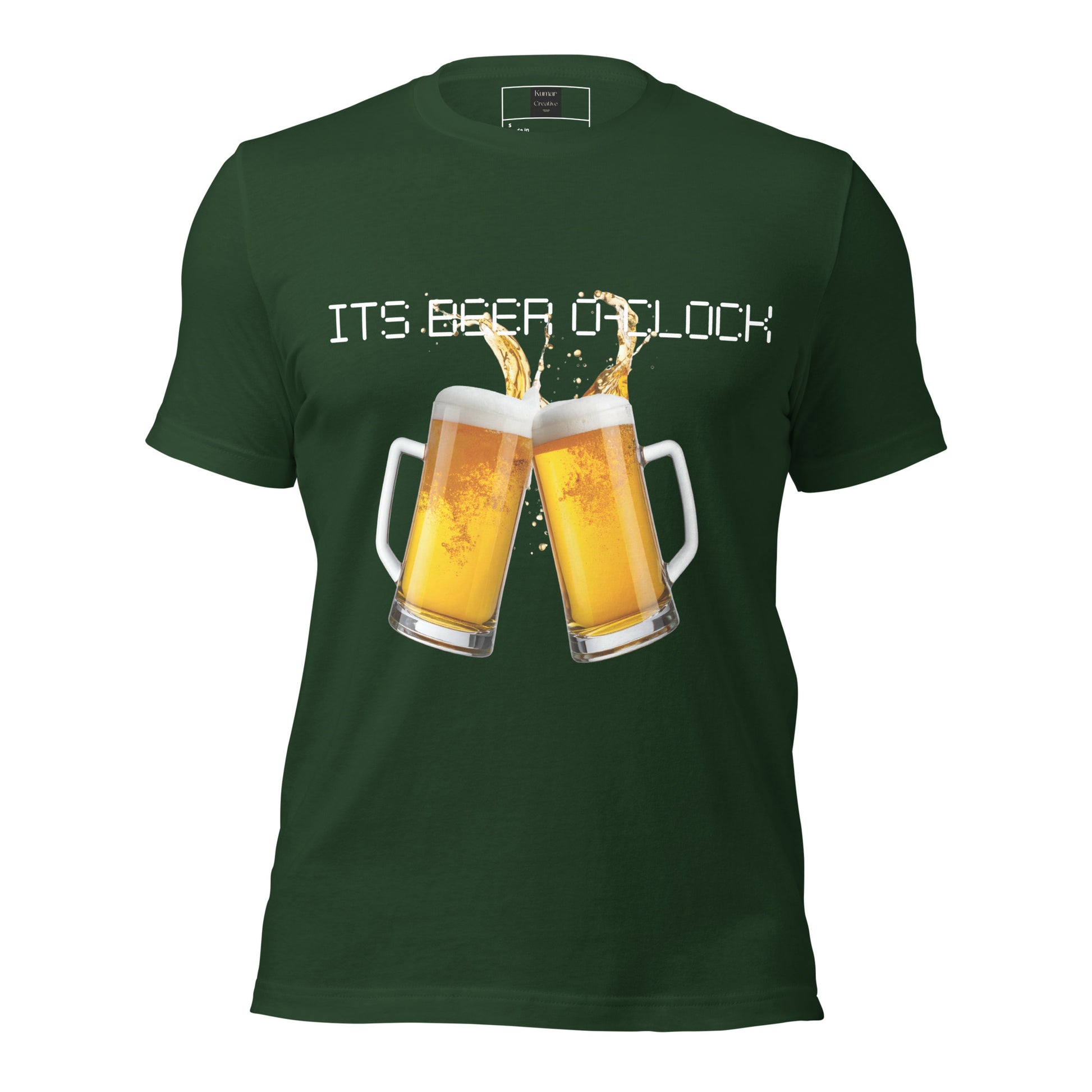 It's Beer O'Clock Tee (Forest Green)