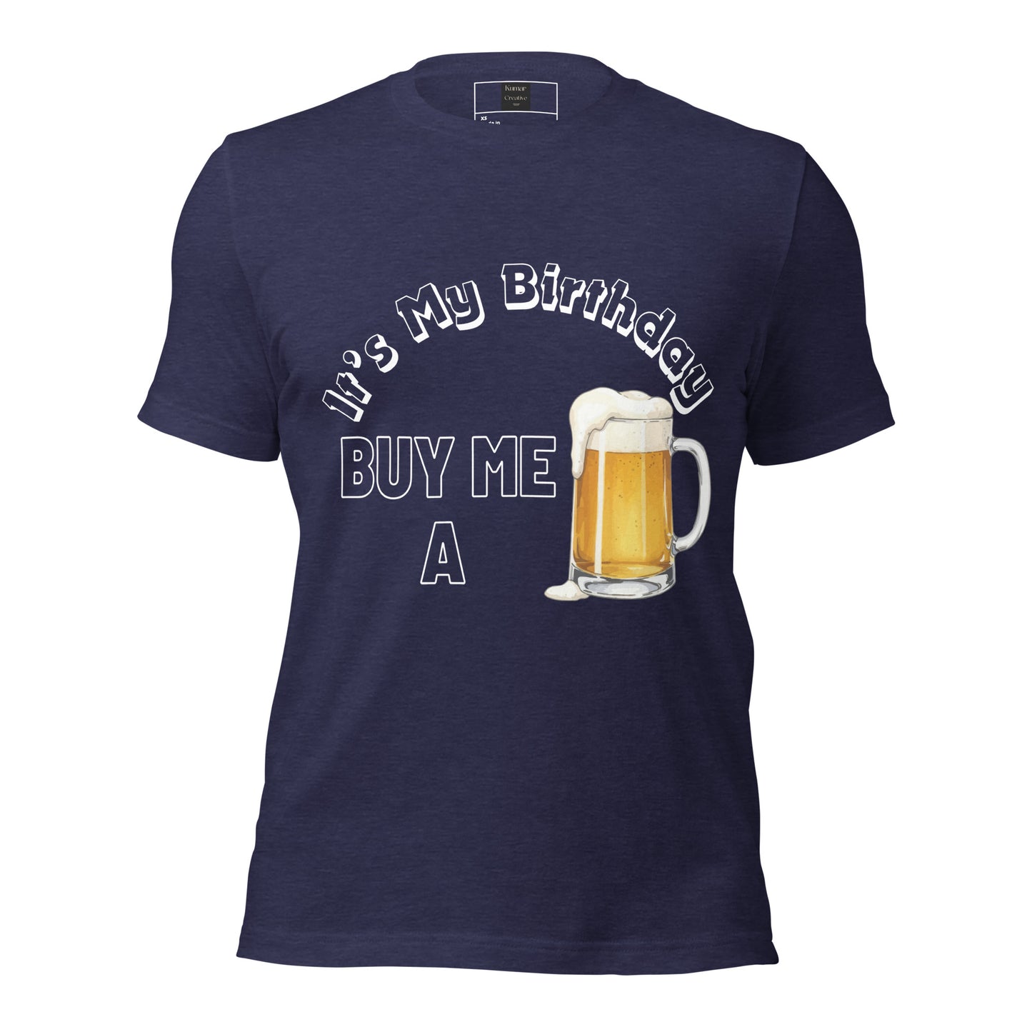 It's My Birthday Buy Me A Tee Purple Tee