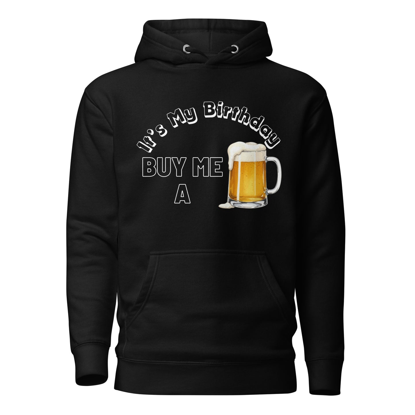 It's My Birthday Black Hoodie