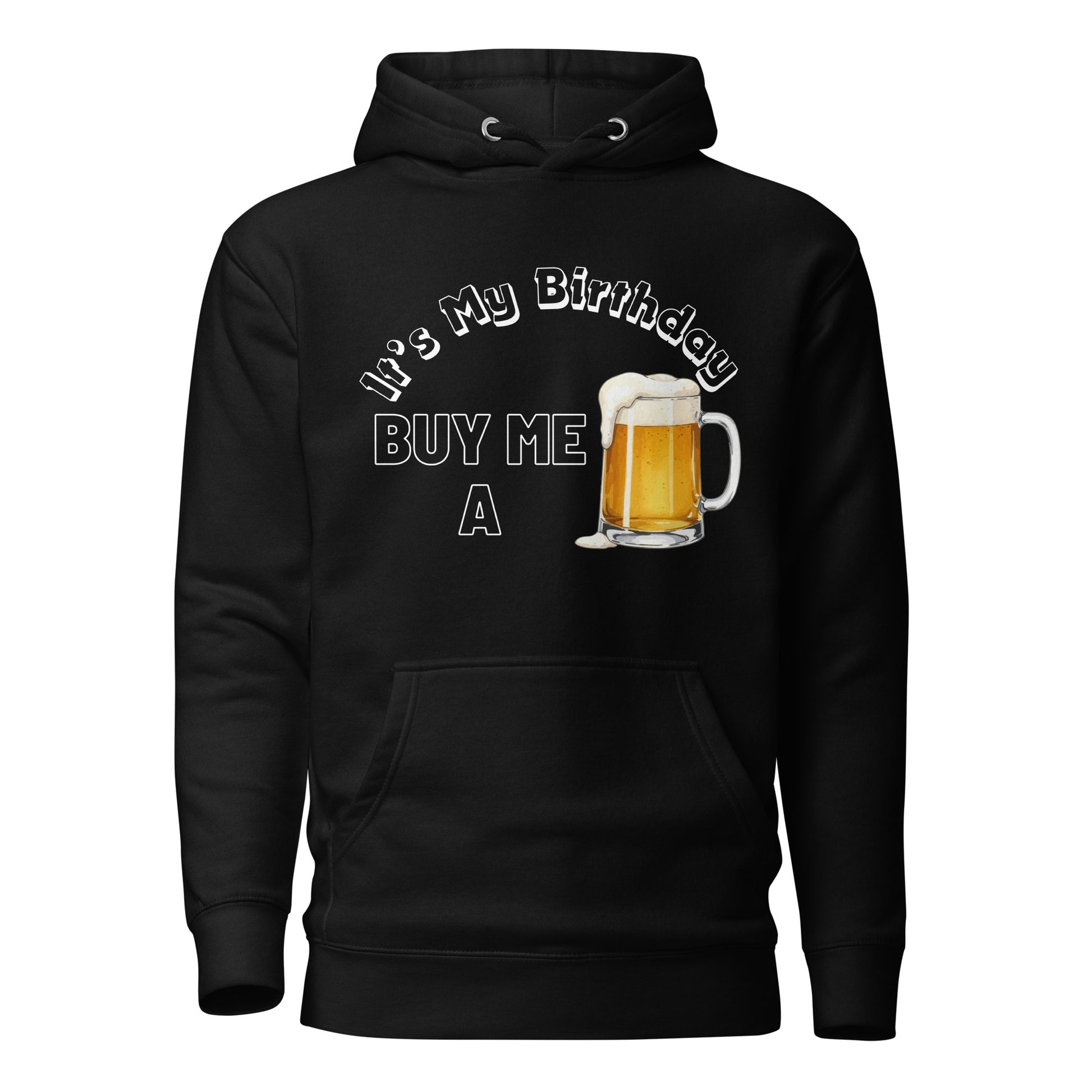 It's My Birthday Black Hoodie