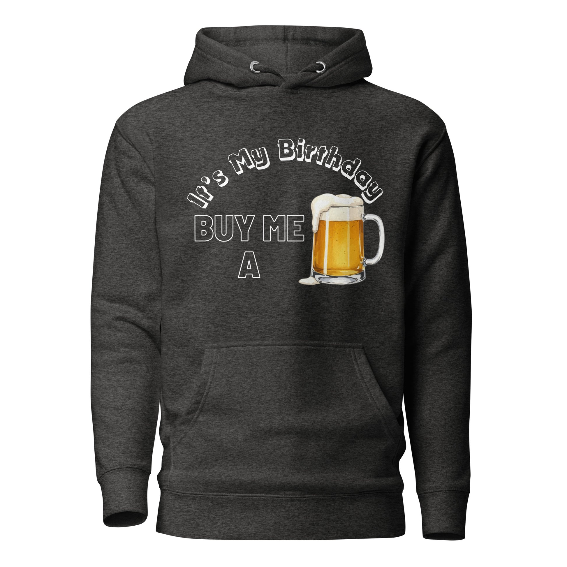It's My Birthday Hoodie (Charcoal)