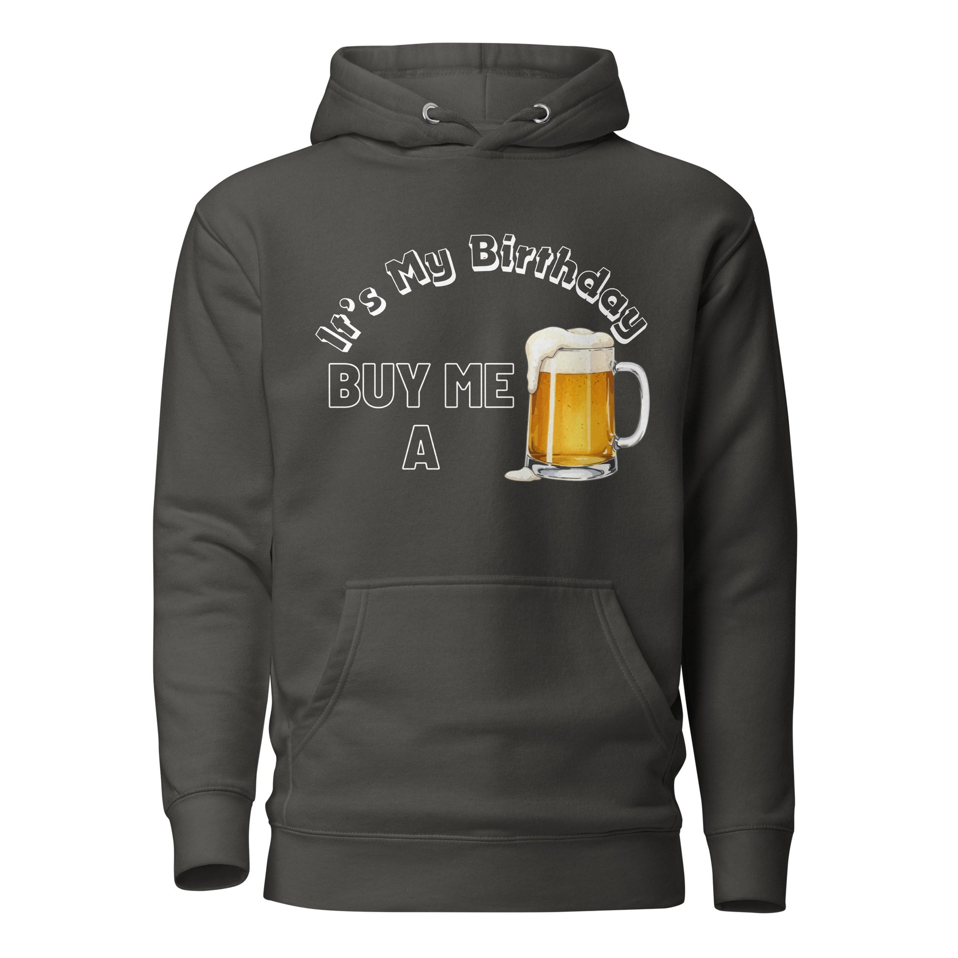 It's My Birthday Hoodie (Grey)