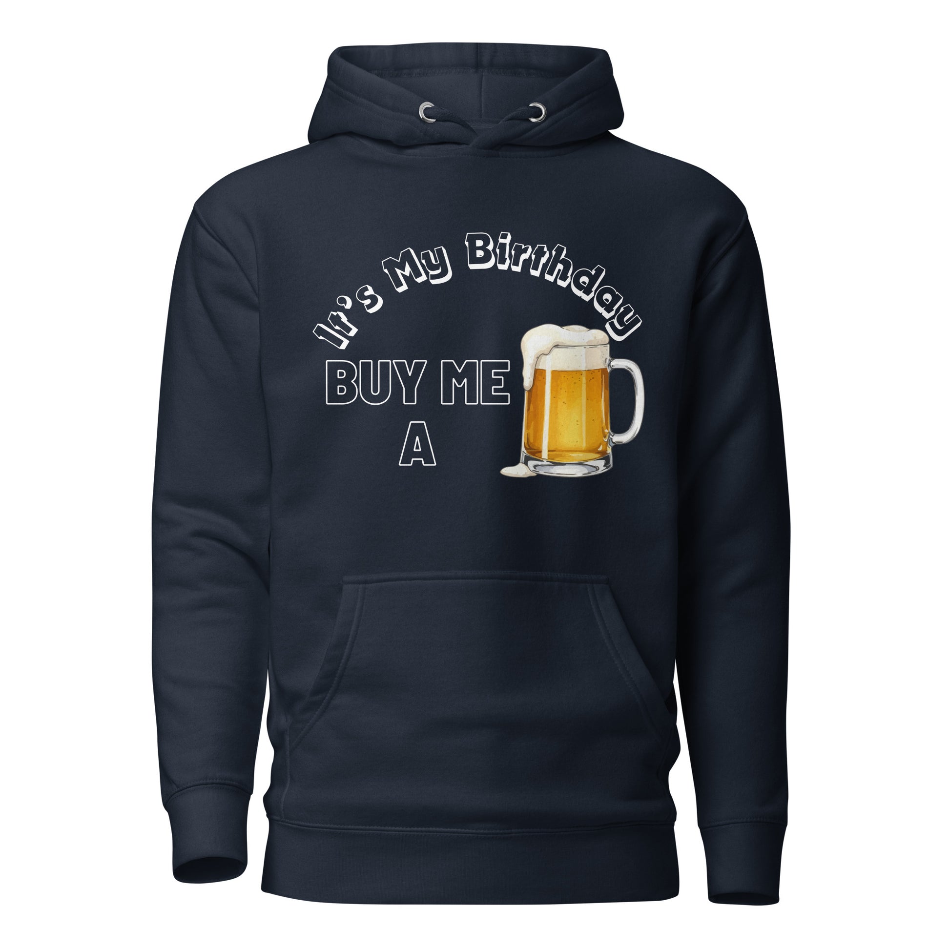 It's My Birthday Navy Hoodie