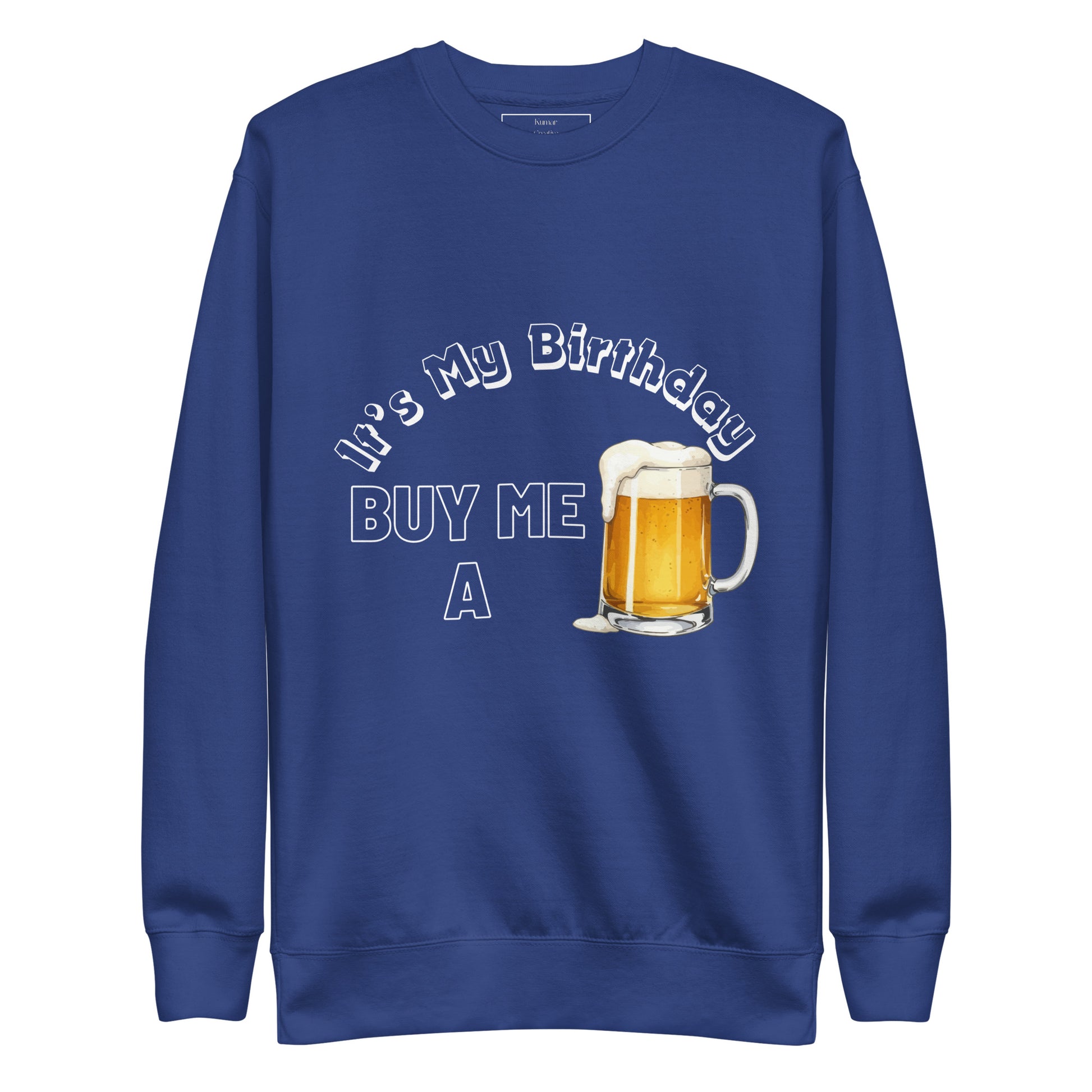 It's My Birthday Sweatshirt (Blue)