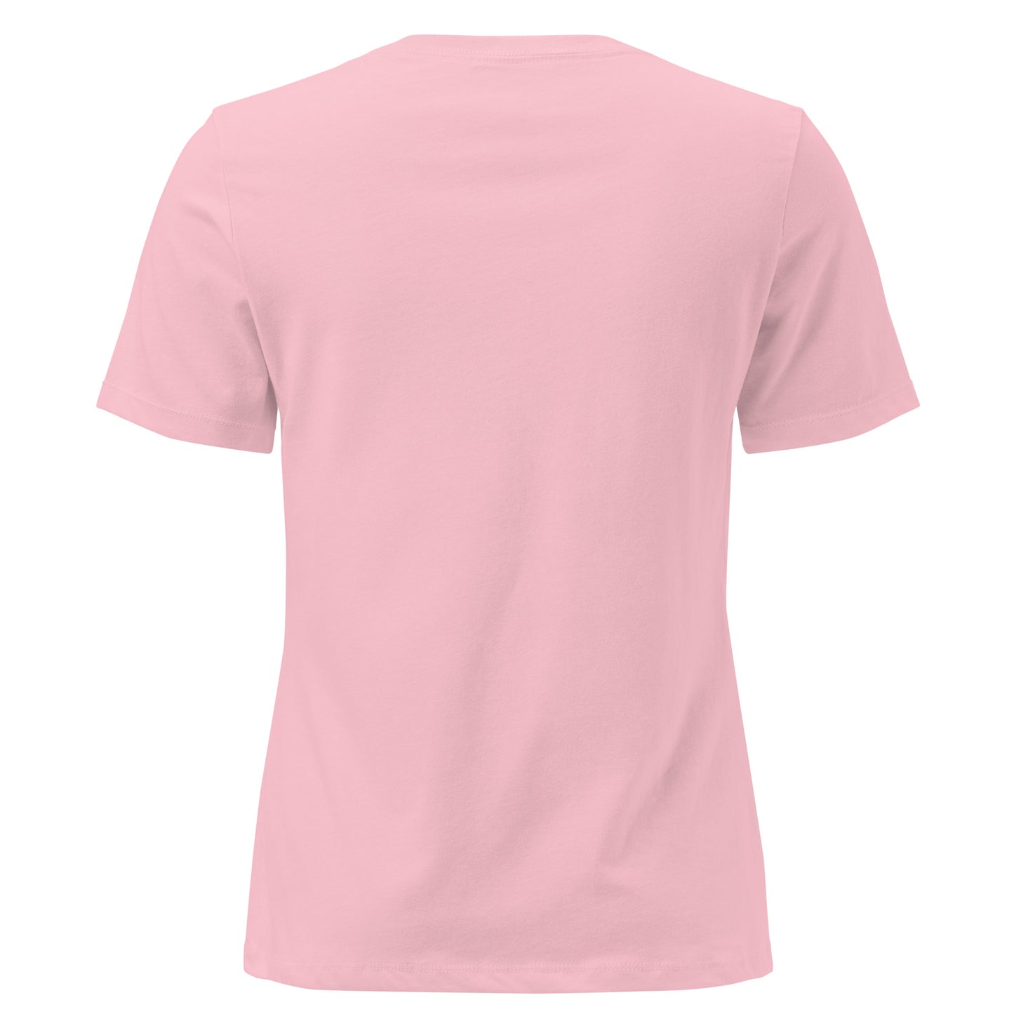 Back Of Women's It's Wine Time Light Pink Tee