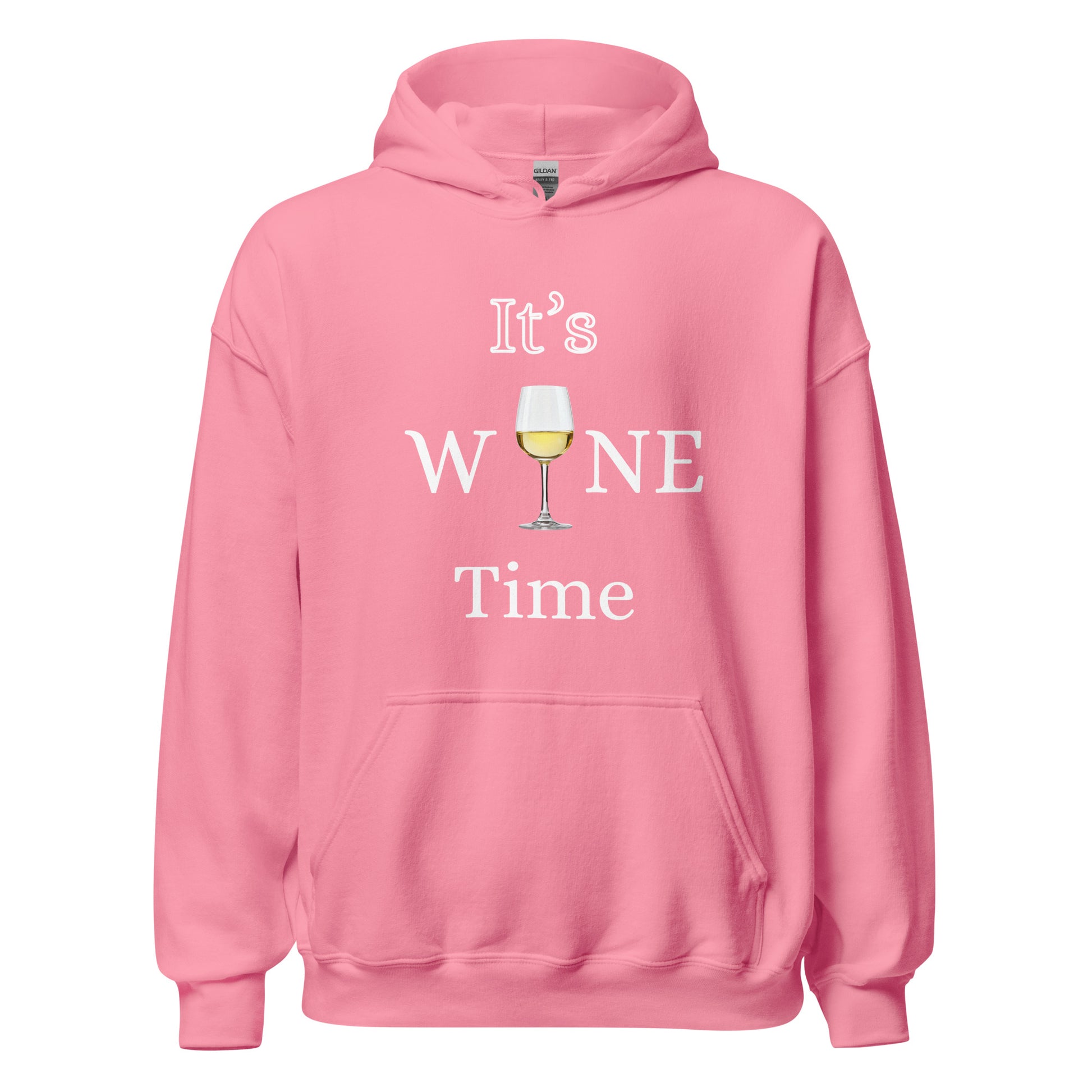 It's Wine Time Women's Hoodie (Pink)