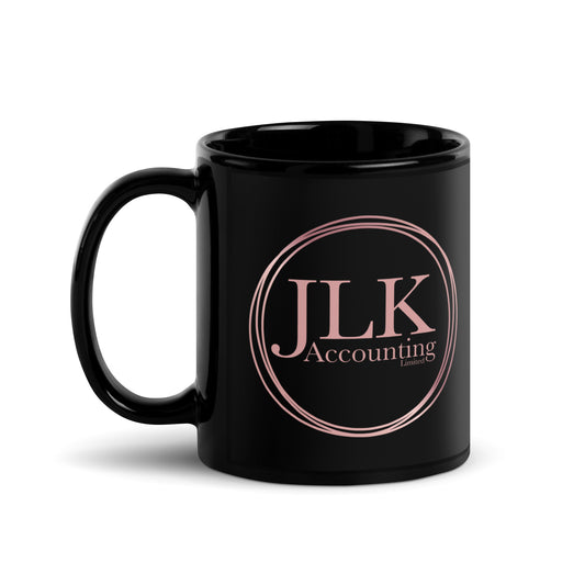 JLK Accounting Black Mug