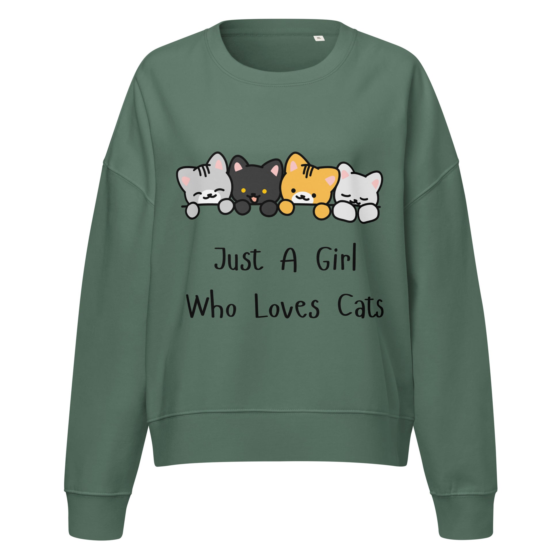 Just A Girl Who Loves Cats (Green)