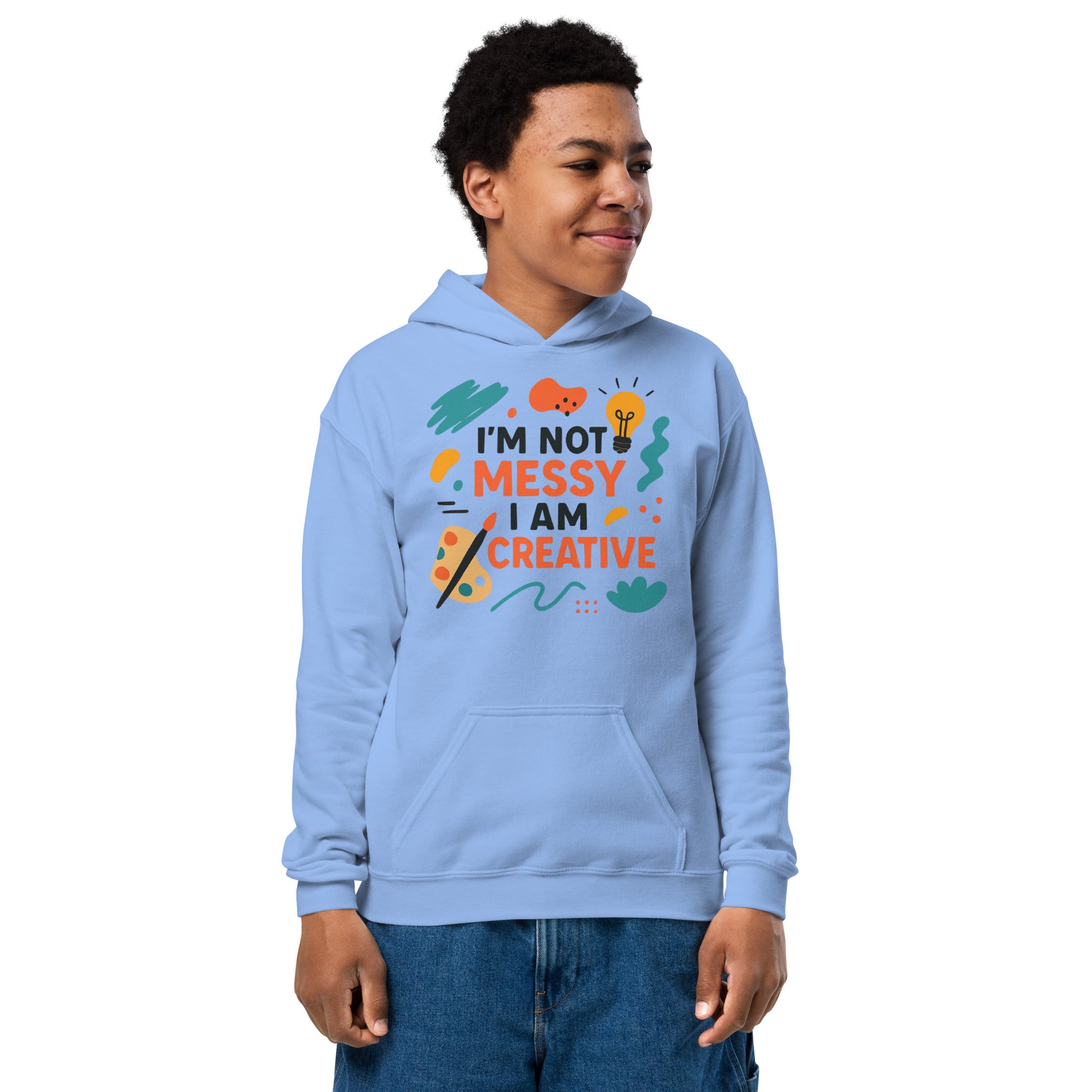 Kids Lilac I/m Not Messy Hoodie