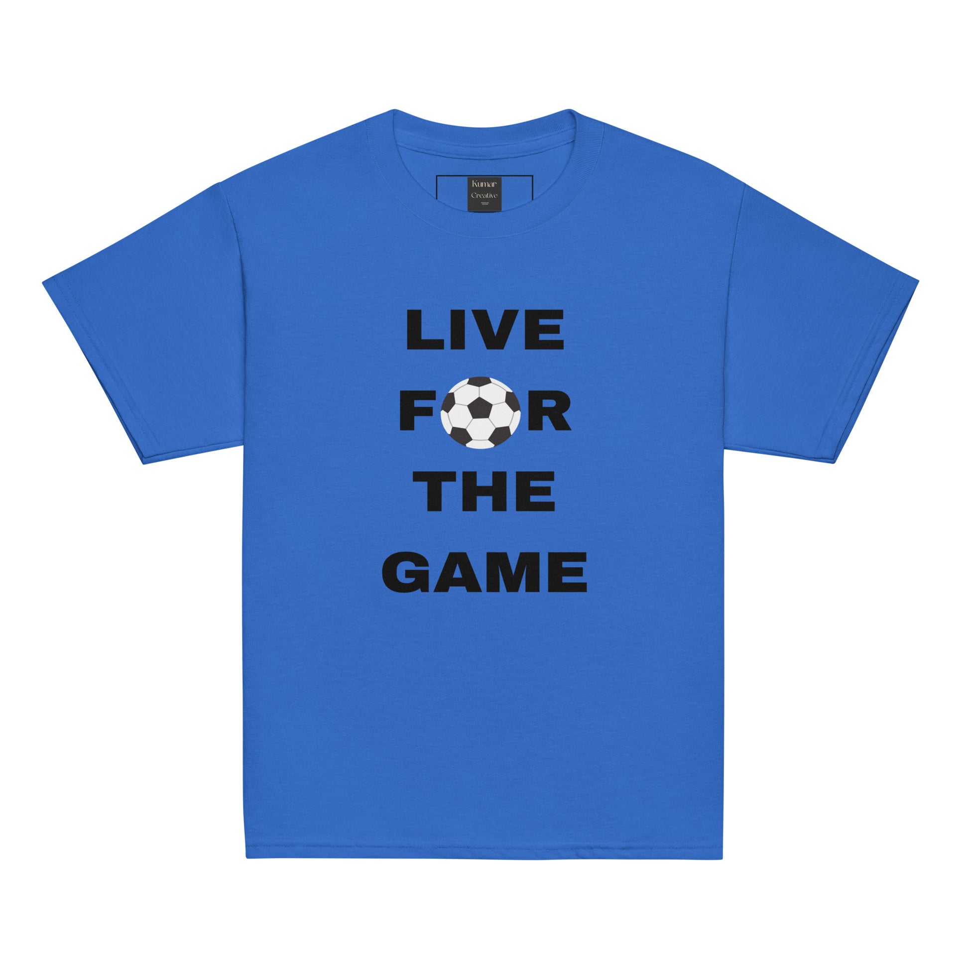 Kids Live For The Game Blue T-Shirt