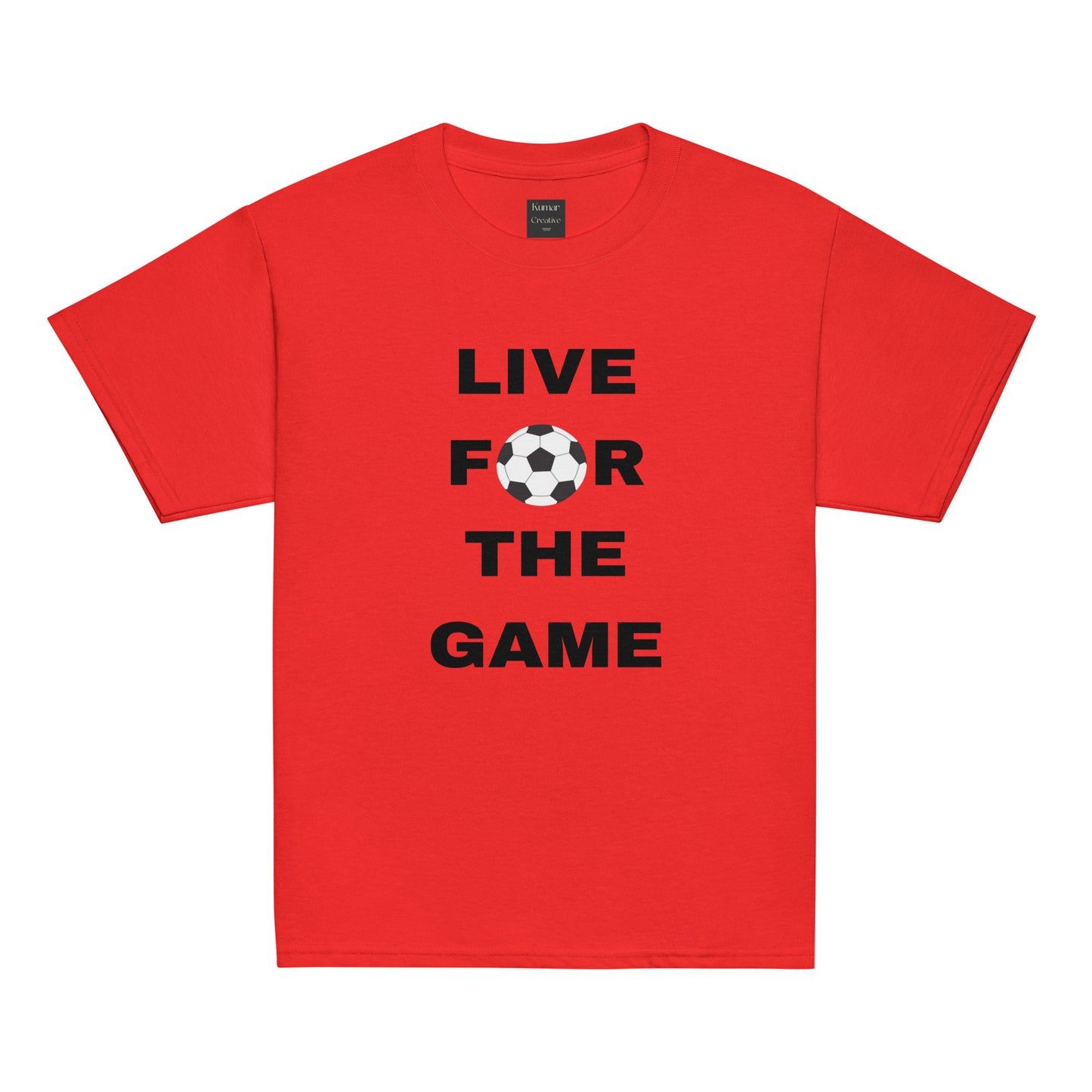Kids Live For The Game Red T-Shirt