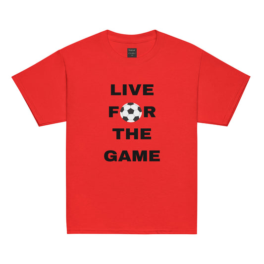 Kids Live For The Game Red T-Shirt