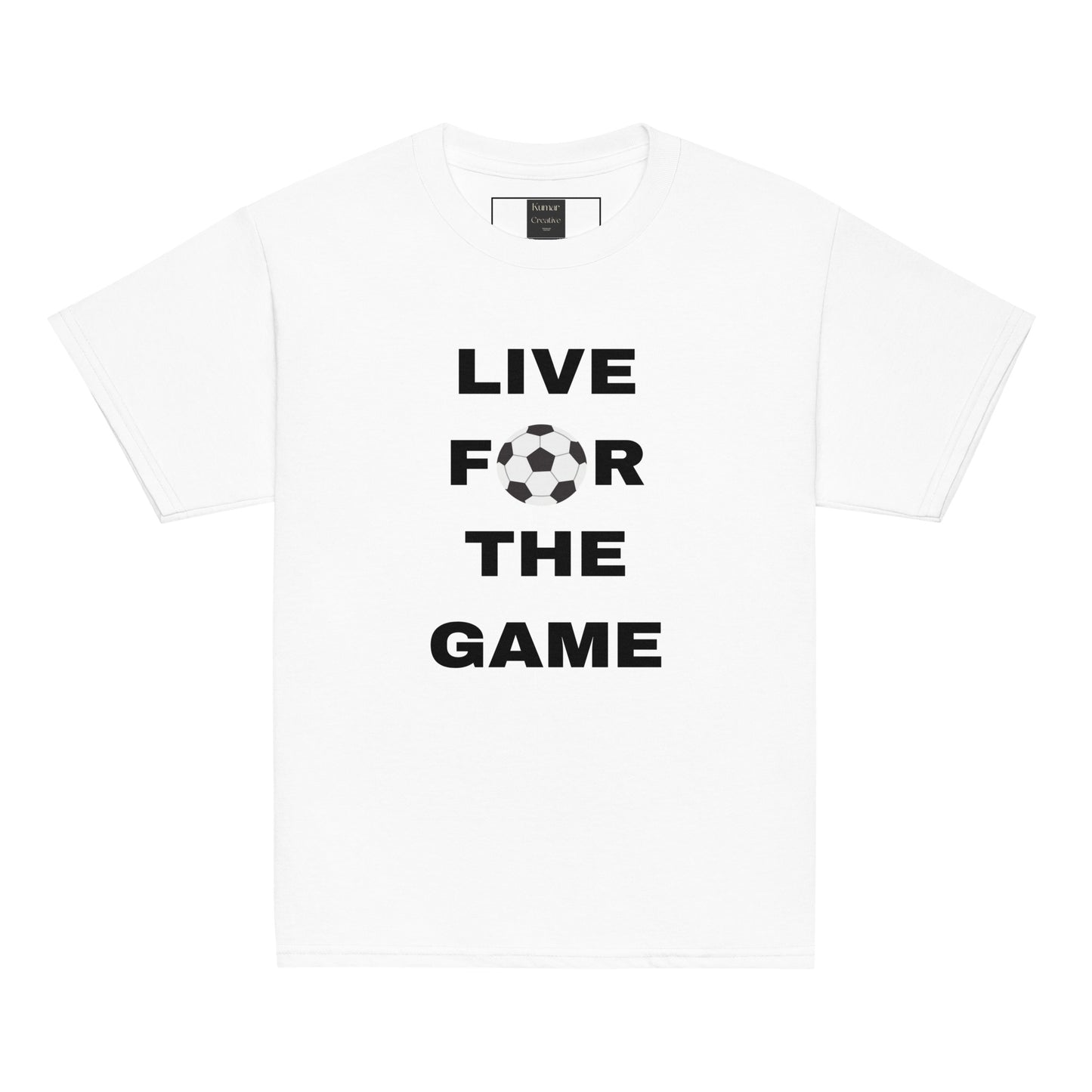 Kids Live For The Game White T-Shirt