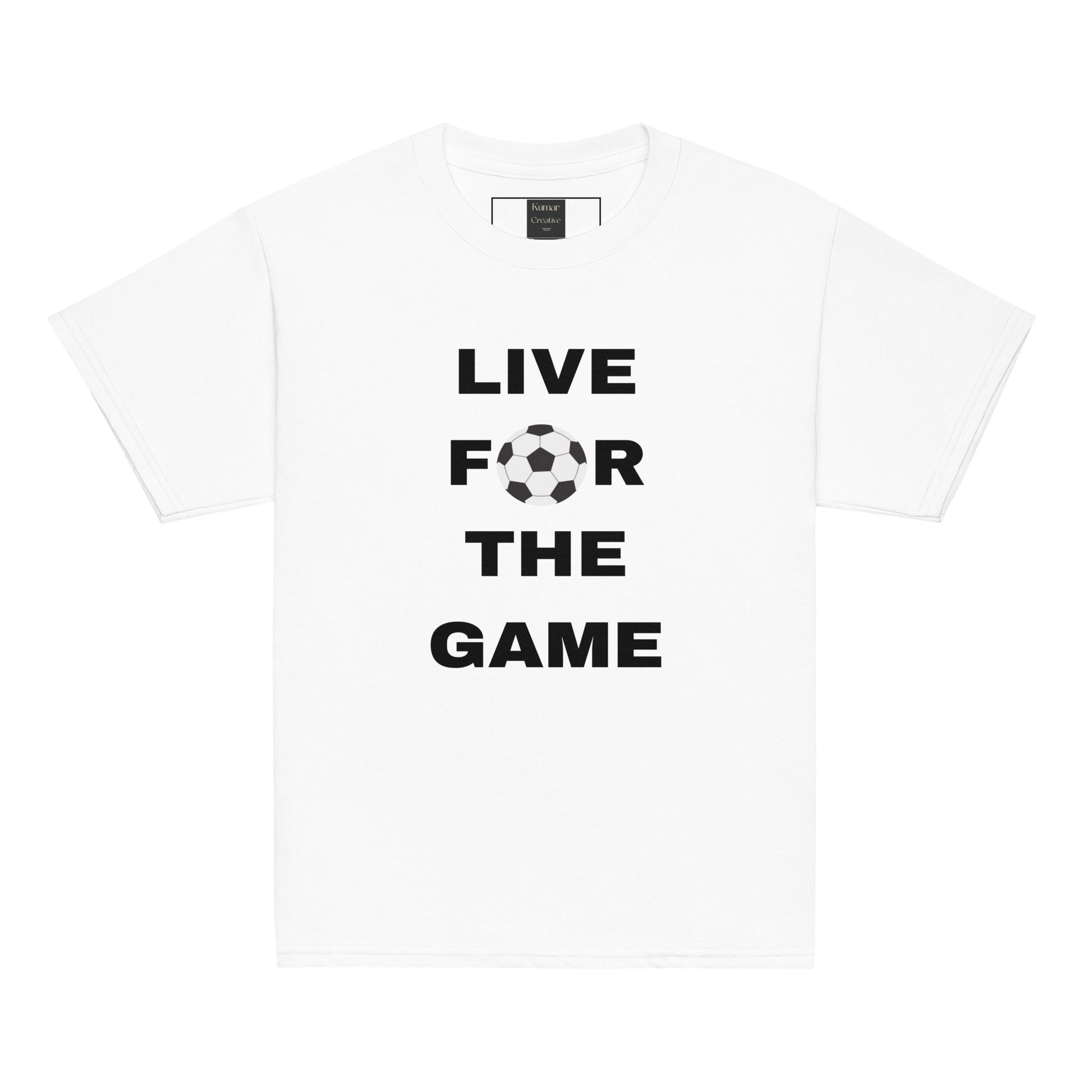 Kids Live For The Game White T-Shirt