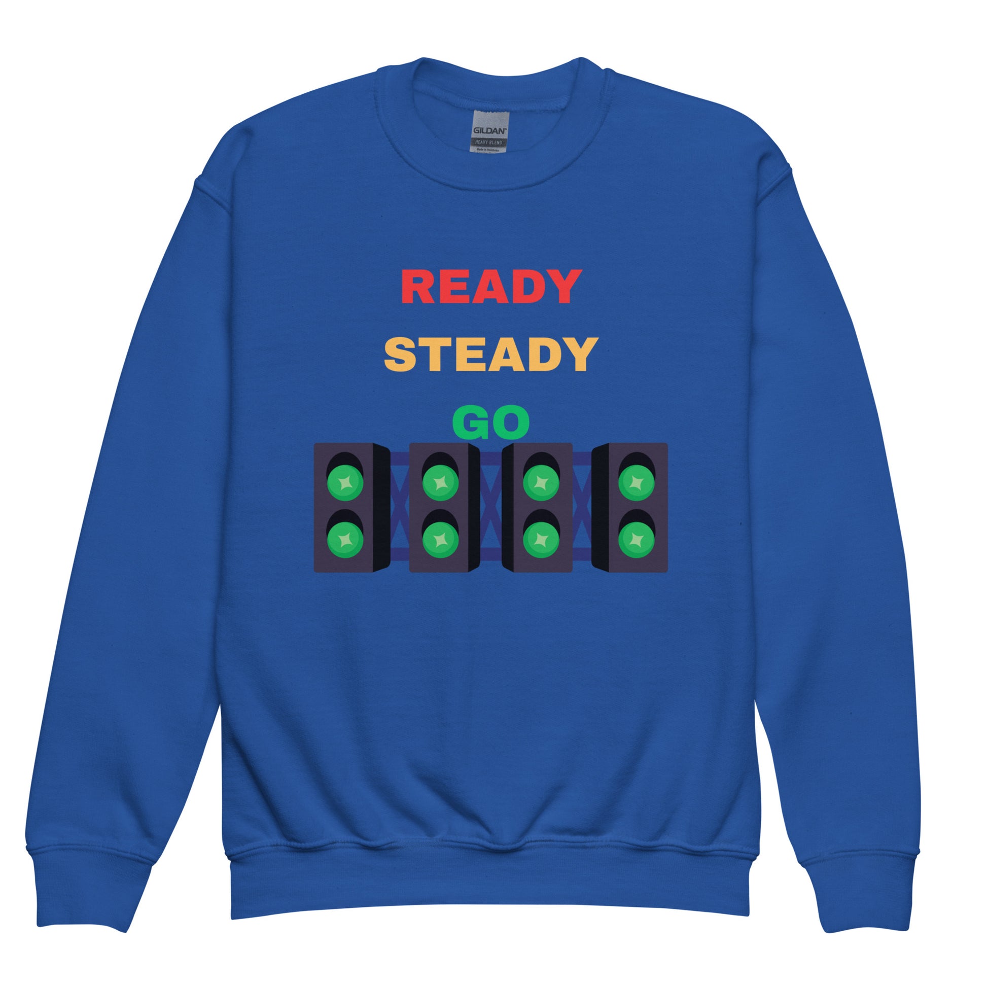Kids Blue Ready Steady Go Sweatshirt