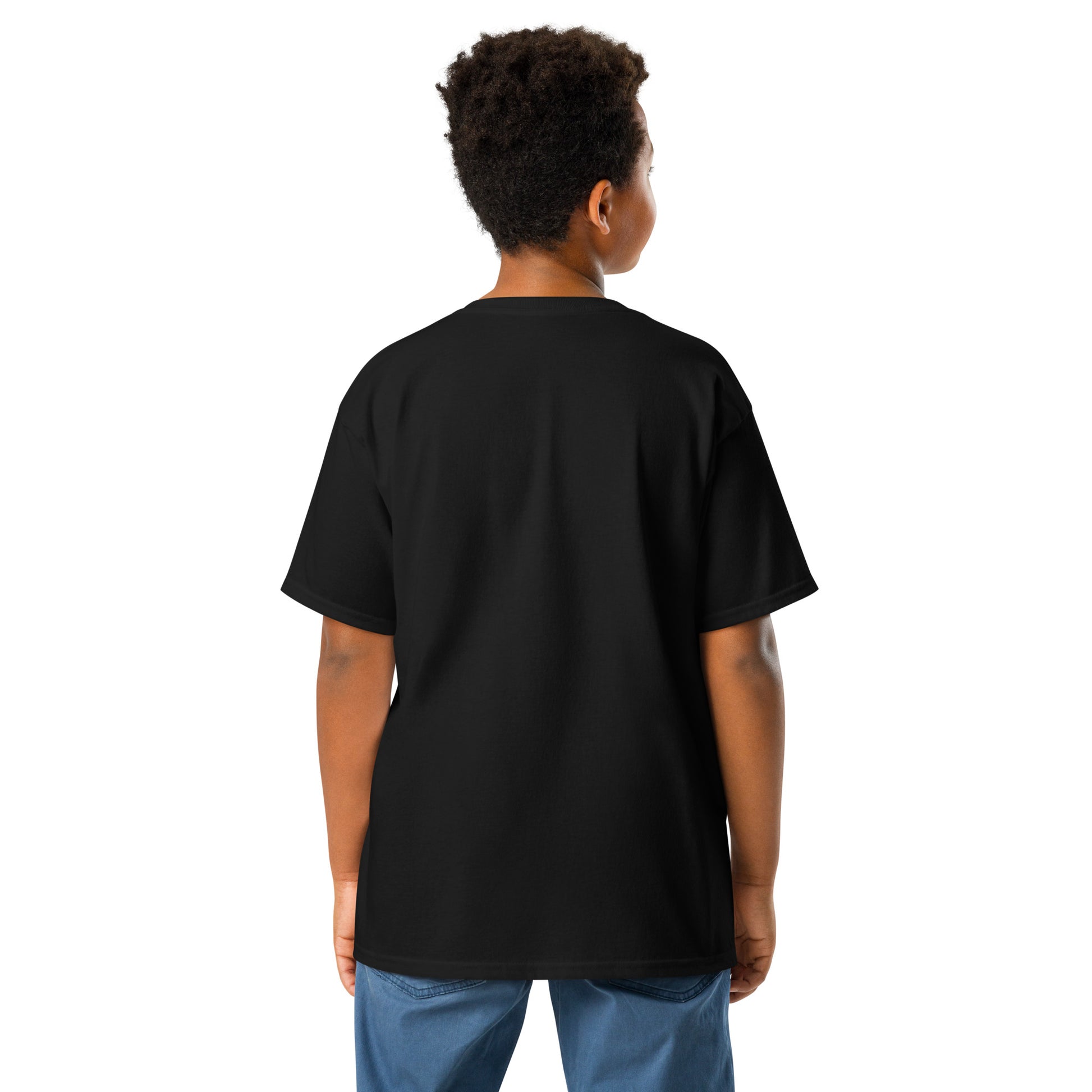 Back Of Some Of My Best Friends Are Fictional Kids Black T-Shirt