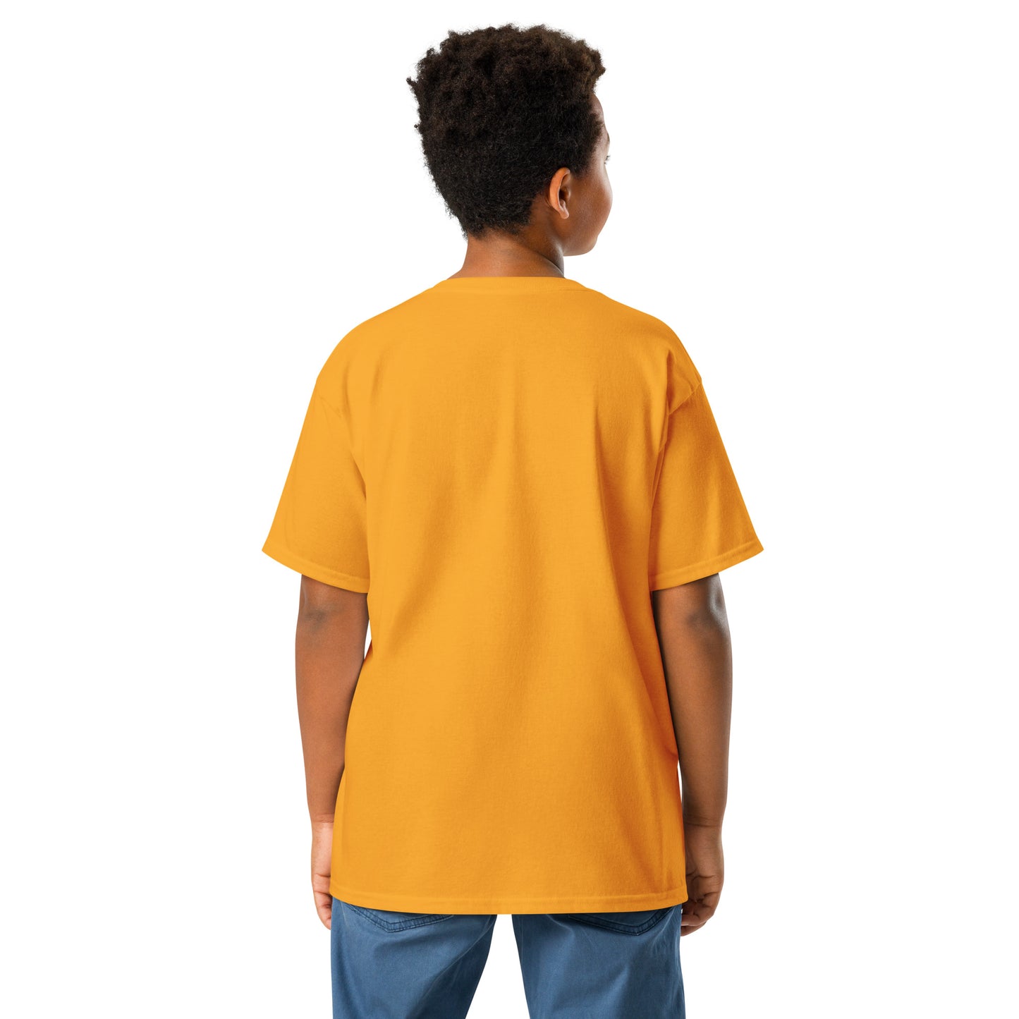 Back Of Kids Yellow Some Of My Best Friends Are Fictional Tee