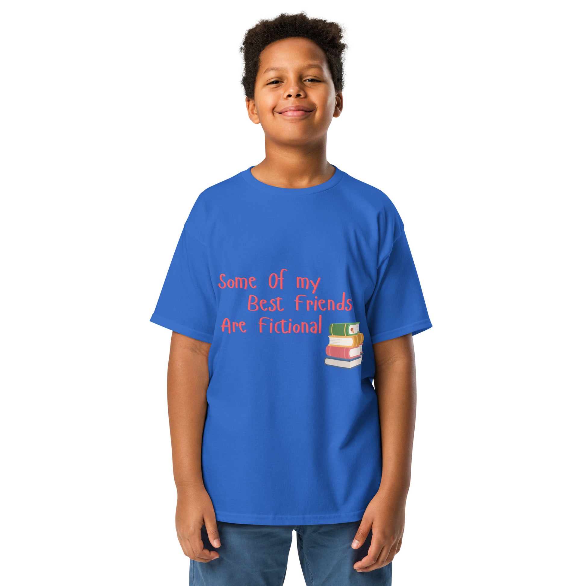 Kids Some Of My Best Friends Are Fictional Tee (Blue)