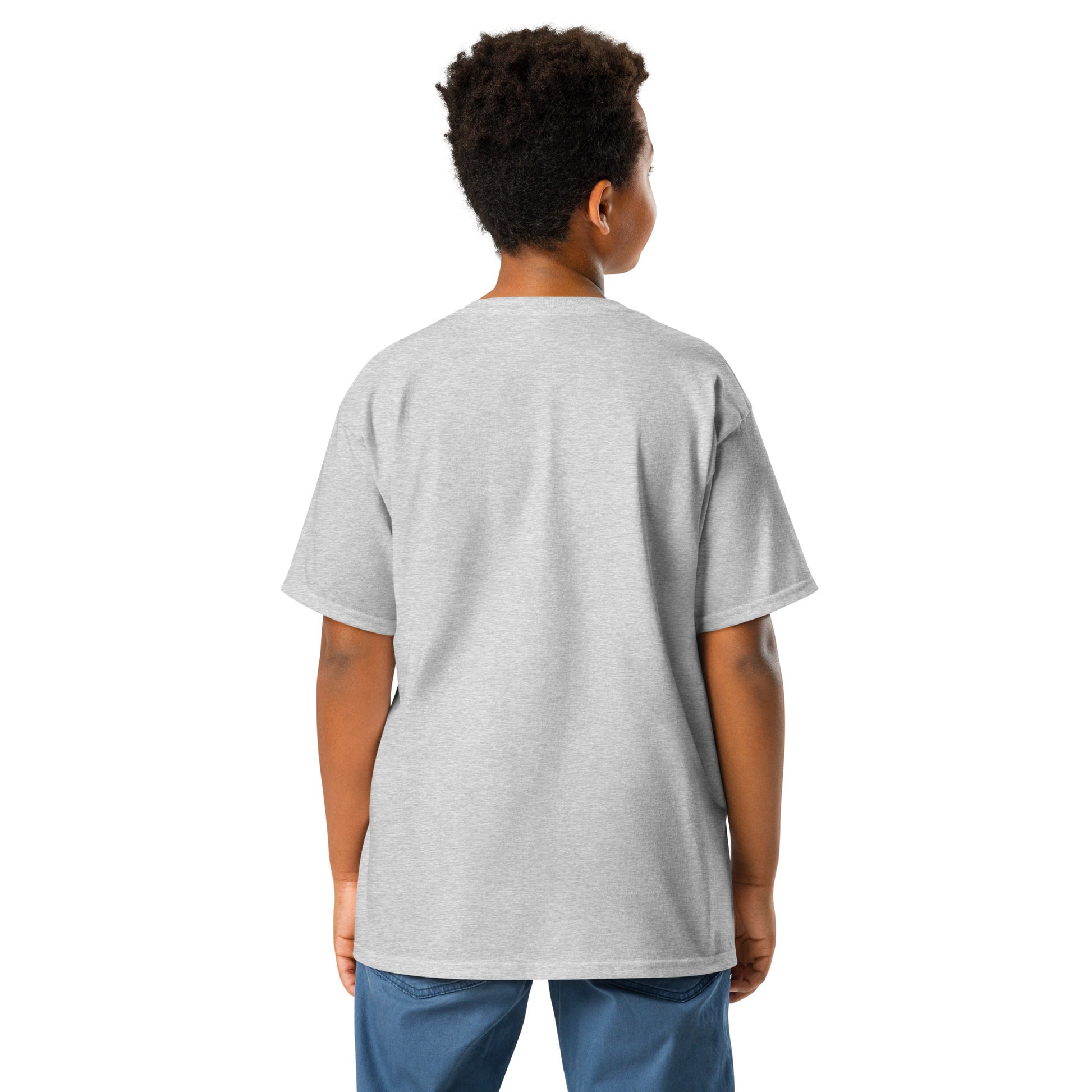 Youth Back Of Grey Some Of My Best Friends Are Fictional Tee