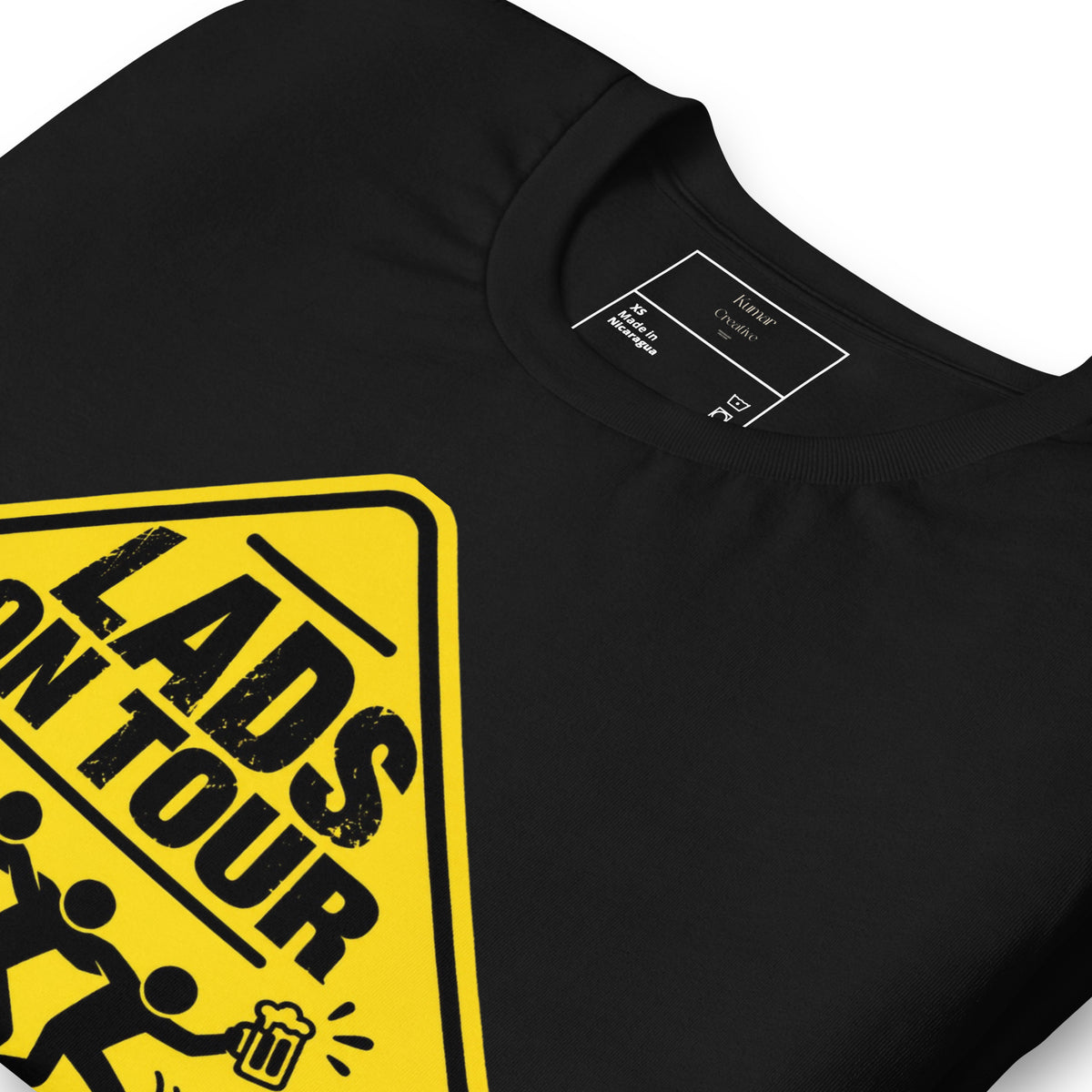 Lads On Tour Stag Do Black T-Shirt