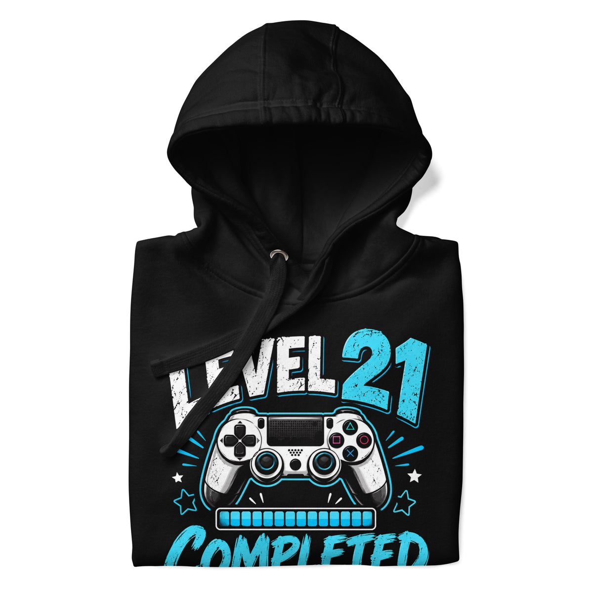 Level 21 Completed Black Birthday Hoodie