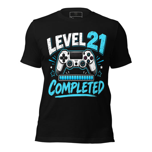 Level 21 Completed Birthday T-Shirt