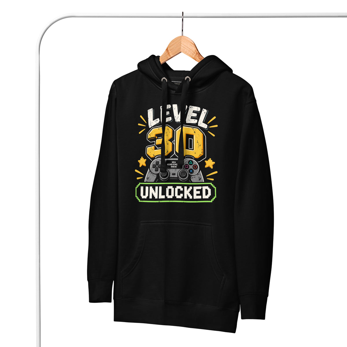 Hanging Level 30 Gamer Hoodie