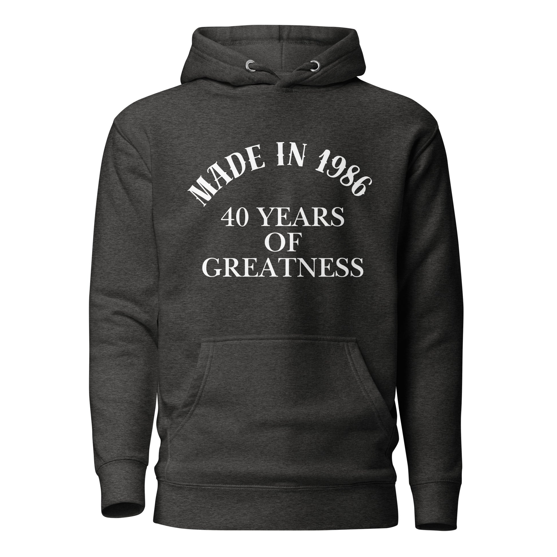 Made in 1986 Hoodie (Grey)
